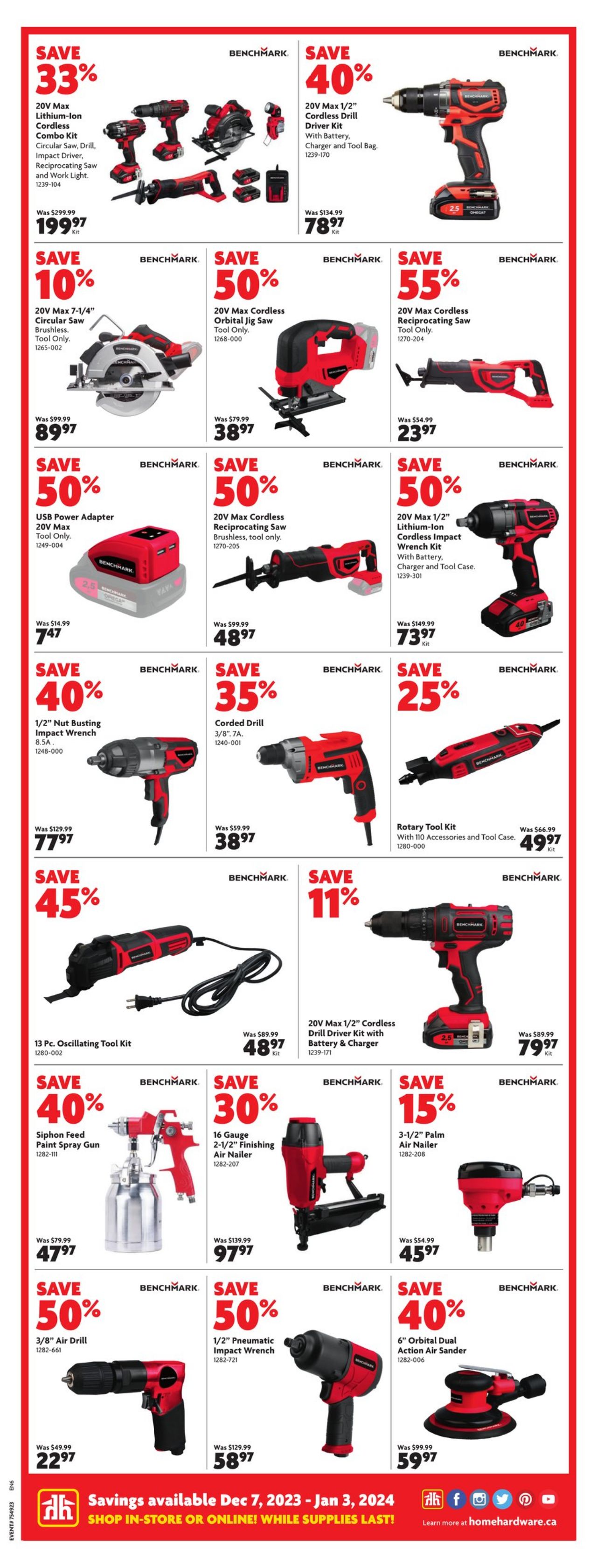 Flyer Home Hardware 21.12.2023 - 03.01.2024