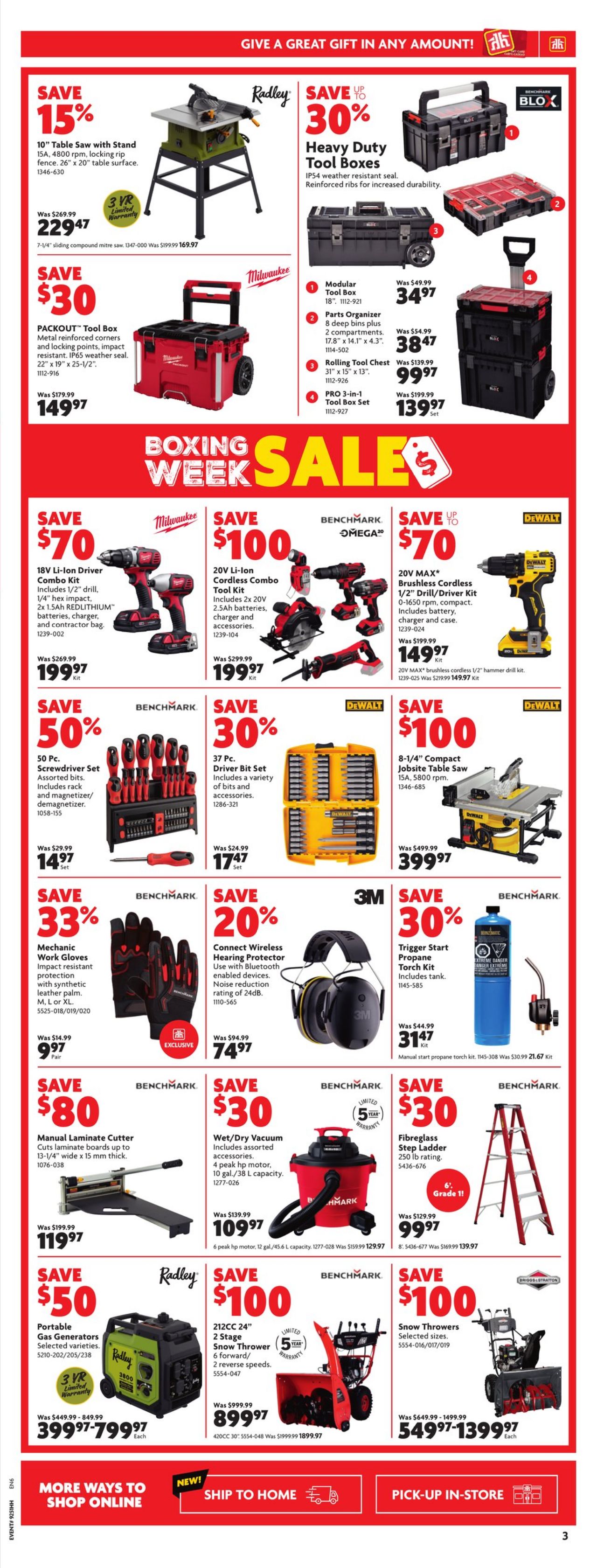 Flyer Home Hardware 21.12.2023 - 03.01.2024