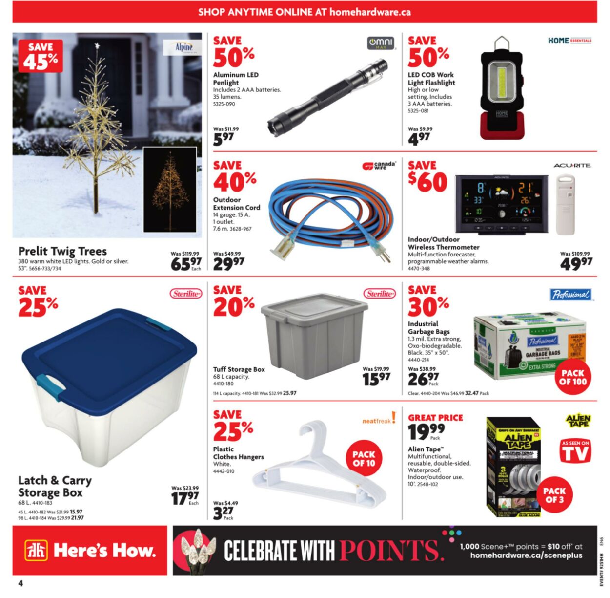 Flyer Home Hardware 19.12.2024 - 03.01.2025