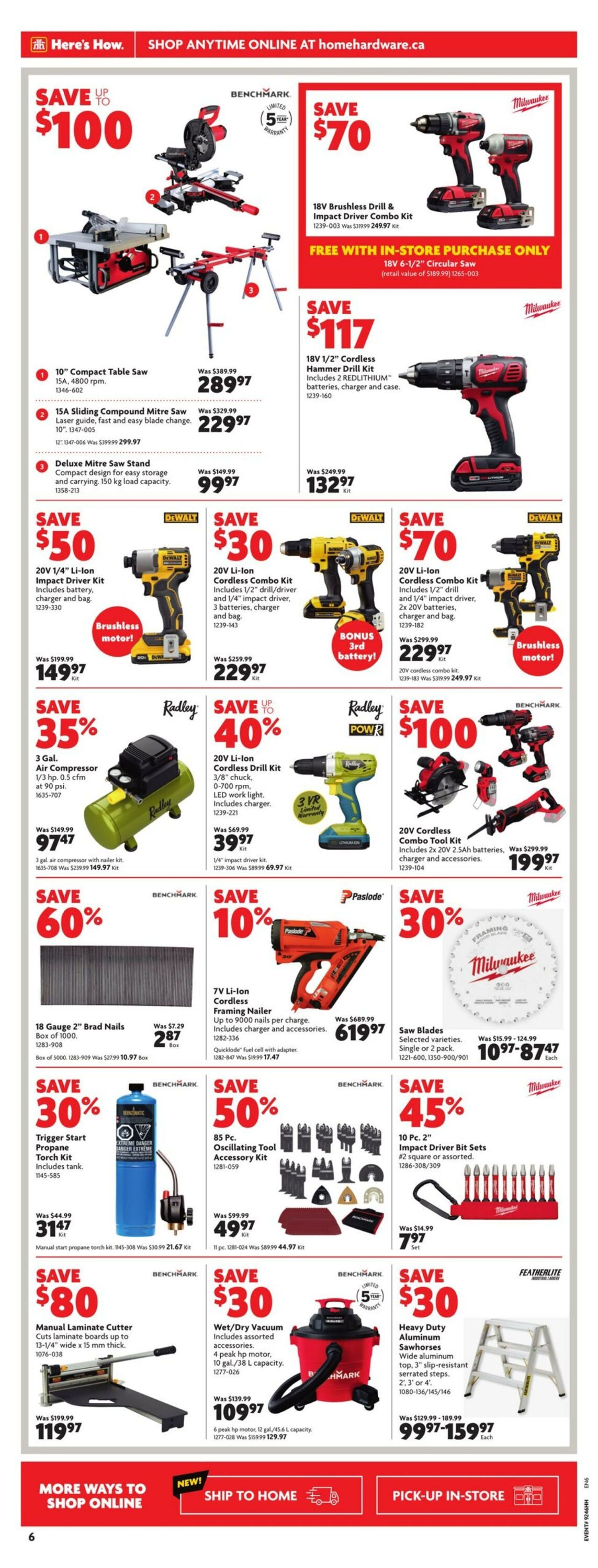 Flyer Home Hardware 16.11.2023 - 22.11.2023