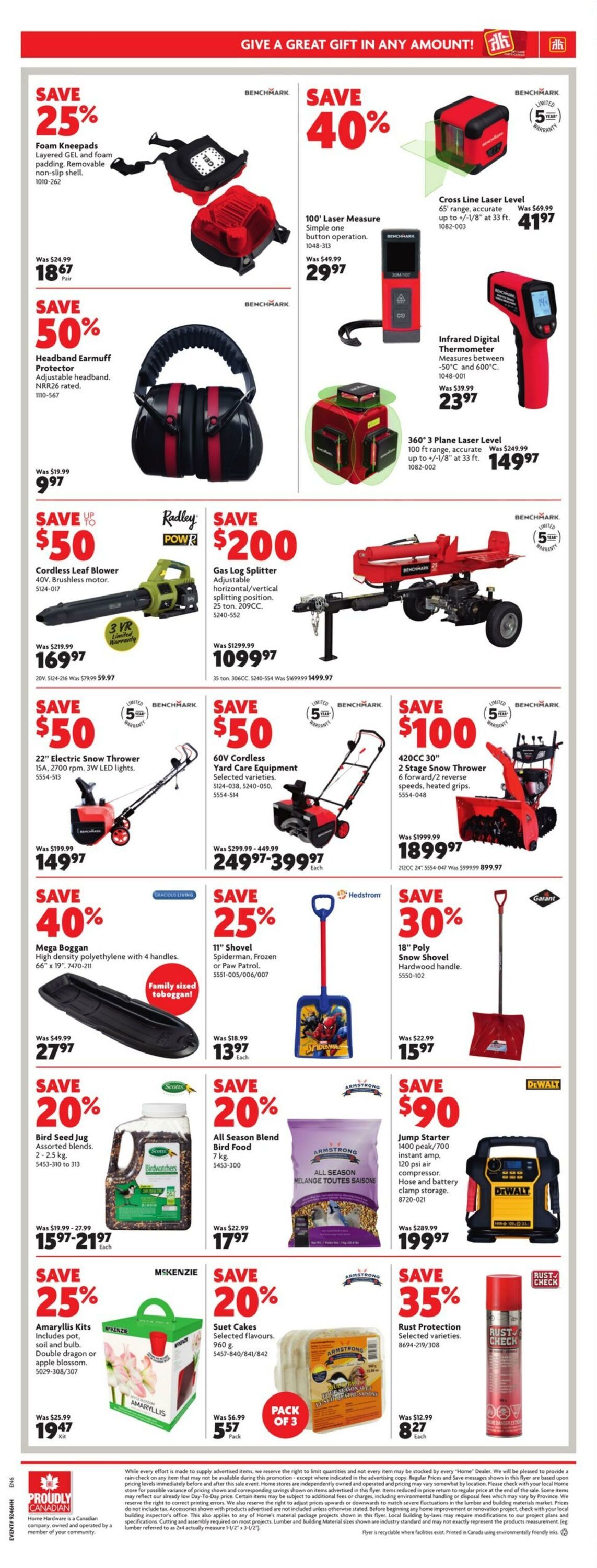 Flyer Home Hardware 16.11.2023 - 22.11.2023