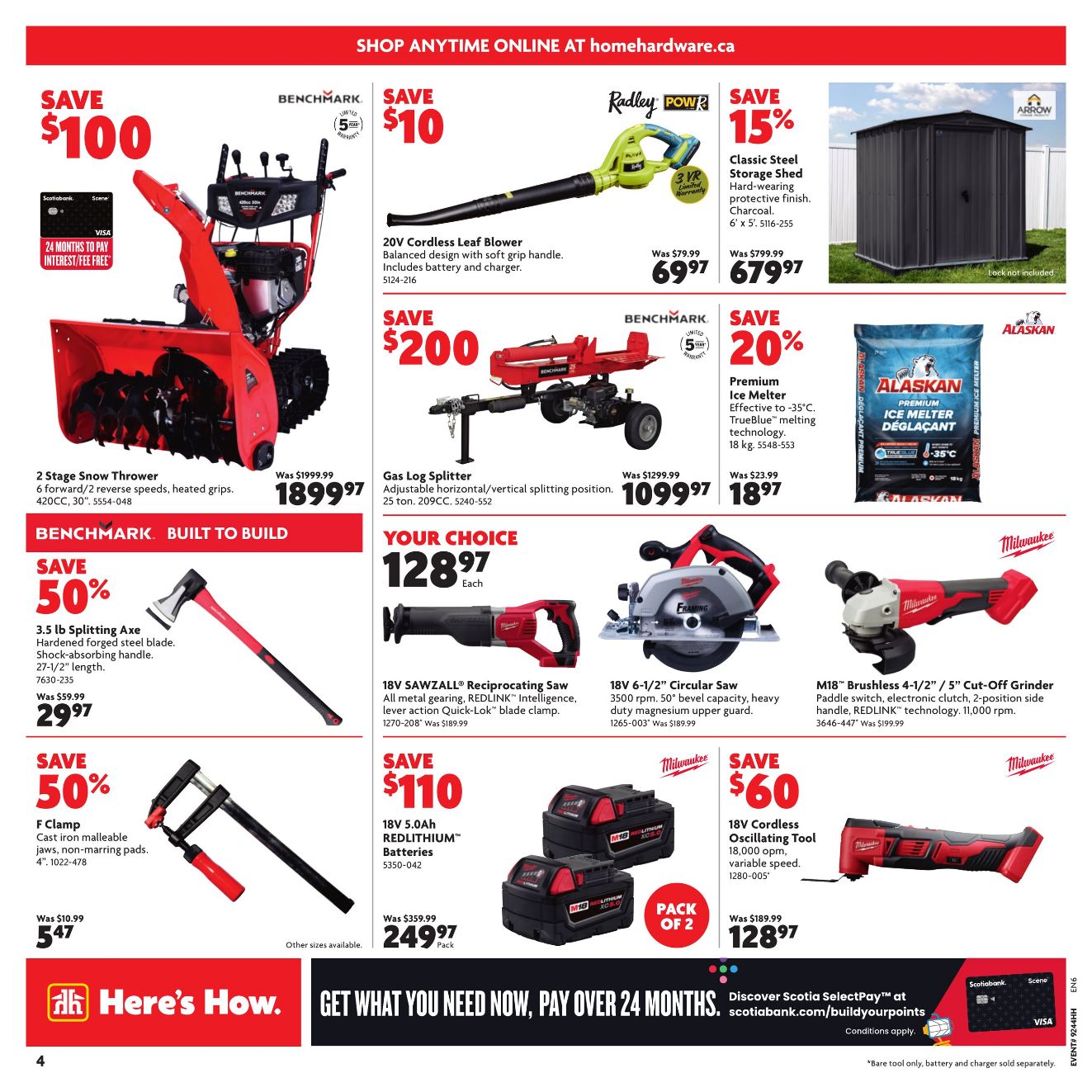 Flyer Home Hardware 31.10.2024 - 13.11.2024