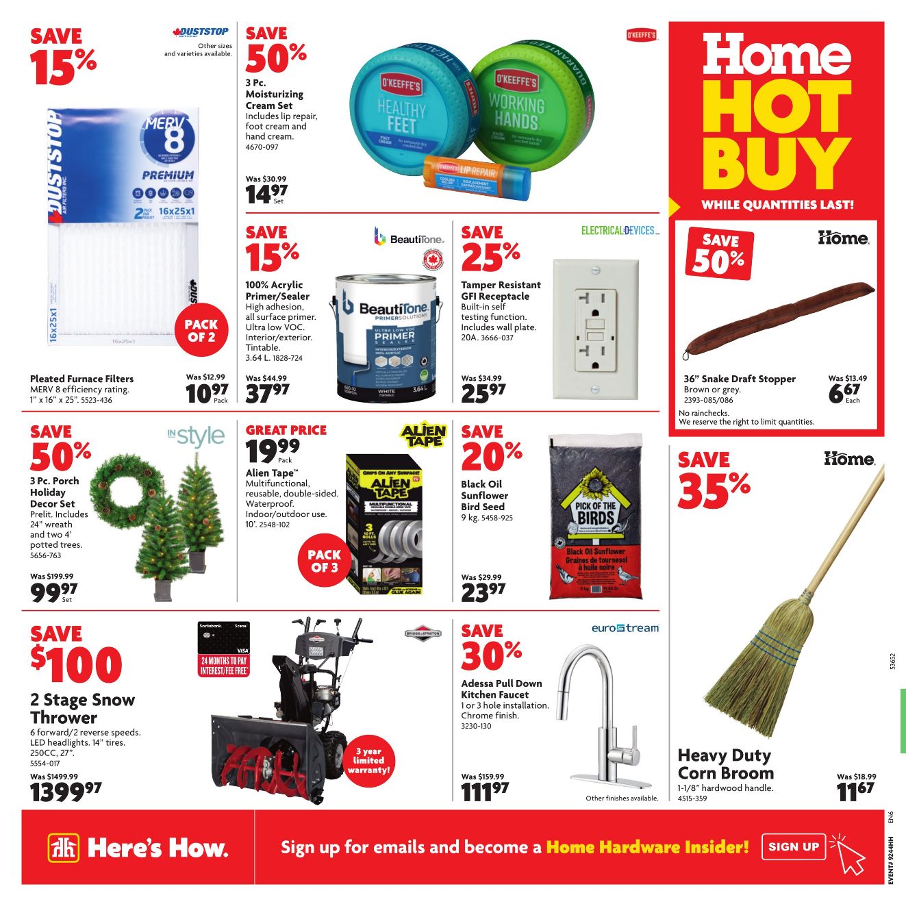 Flyer Home Hardware 31.10.2024 - 13.11.2024