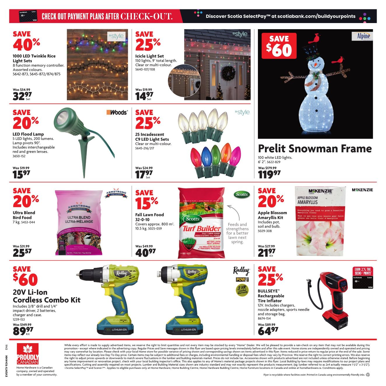 Flyer Home Hardware 31.10.2024 - 13.11.2024