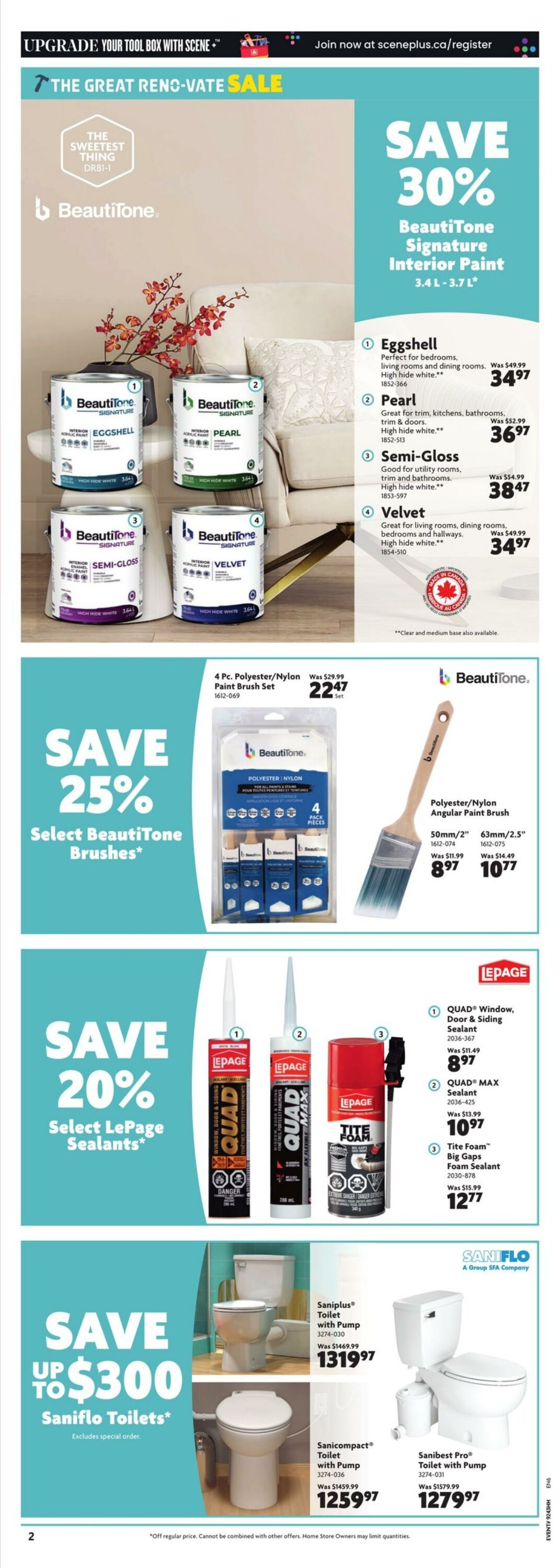 Flyer Home Hardware 26.10.2023 - 01.11.2023