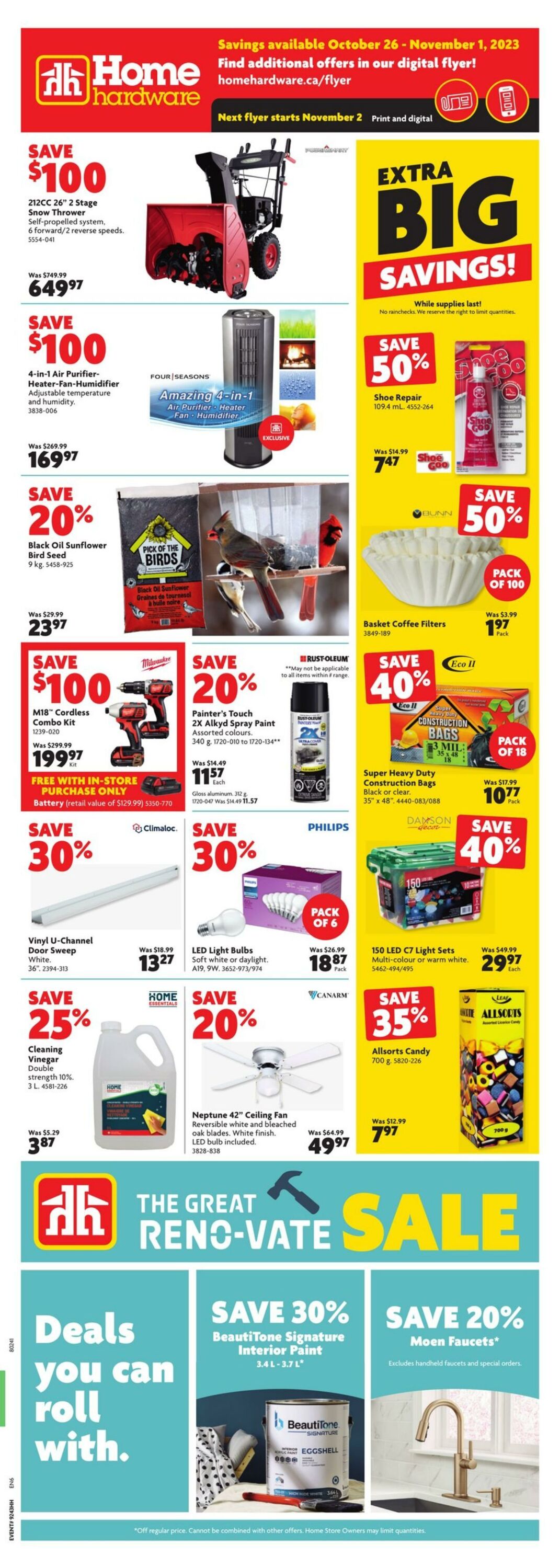 Home Hardware Promotional Flyer Valid From 26 10 To 01 11 Page Nb 1   676e437d7a80 