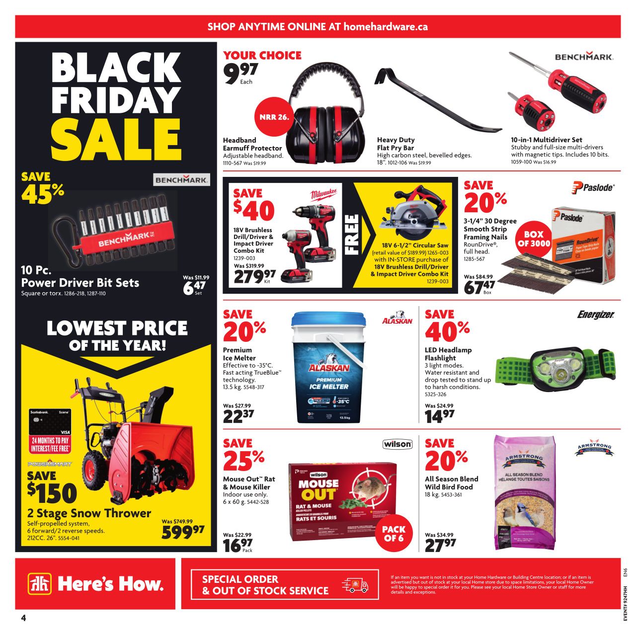 Flyer Home Hardware 21.11.2024 - 27.11.2024