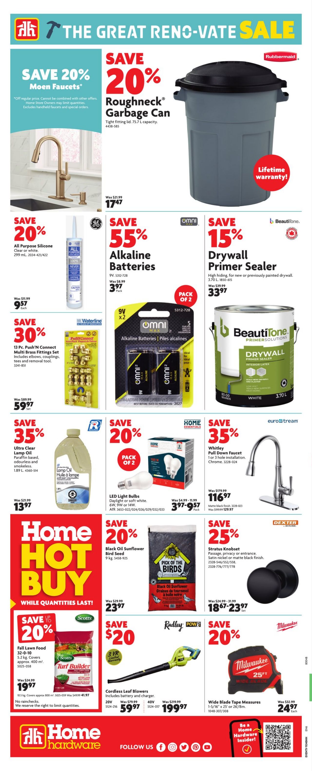 Flyer Home Hardware 05.10.2023 - 11.10.2023