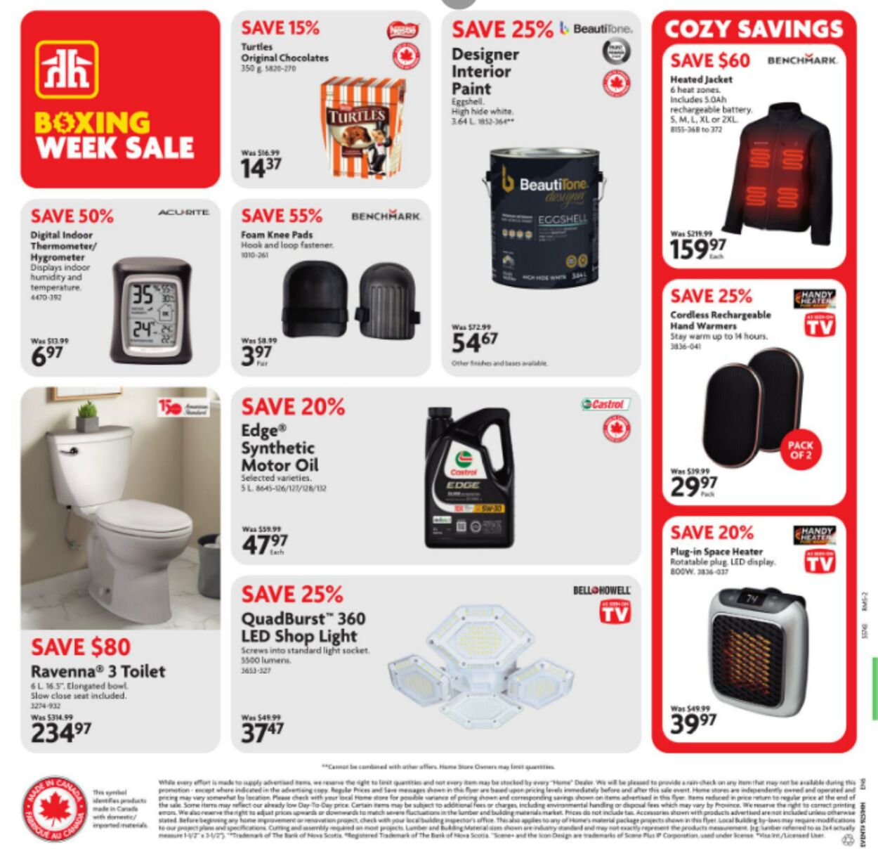 Flyer Home Hardware 18.12.2025 - 31.12.2025