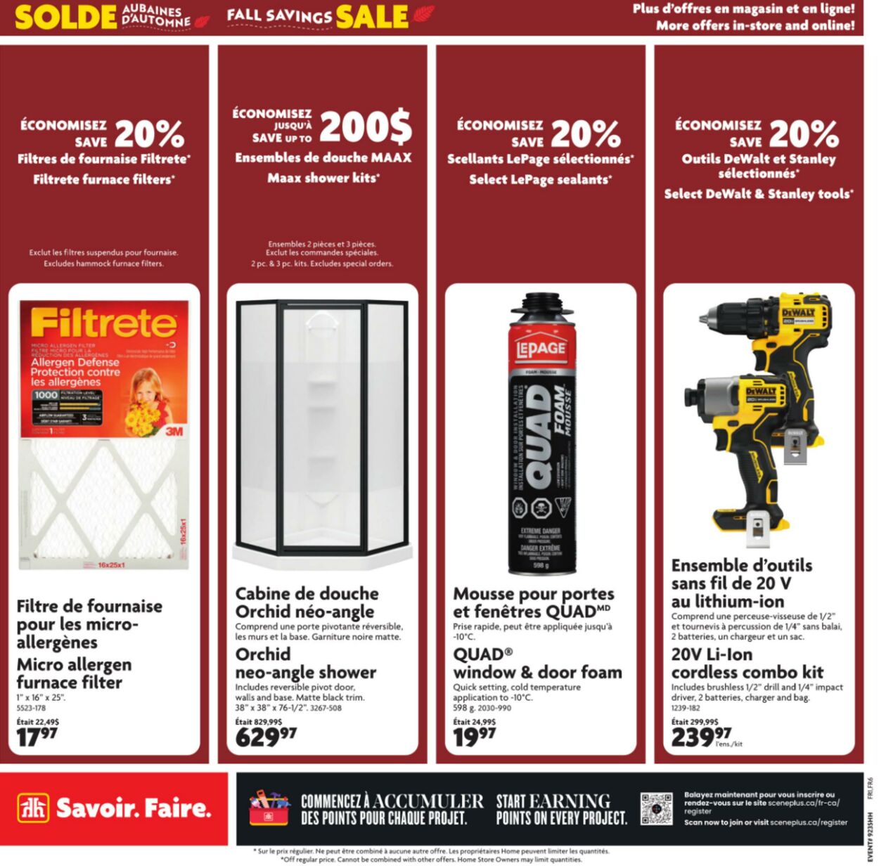 Flyer Home Hardware 29.08.2024 - 11.09.2024