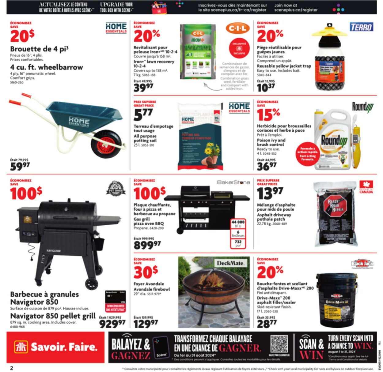 Flyer Home Hardware 01.08.2024 - 14.08.2024