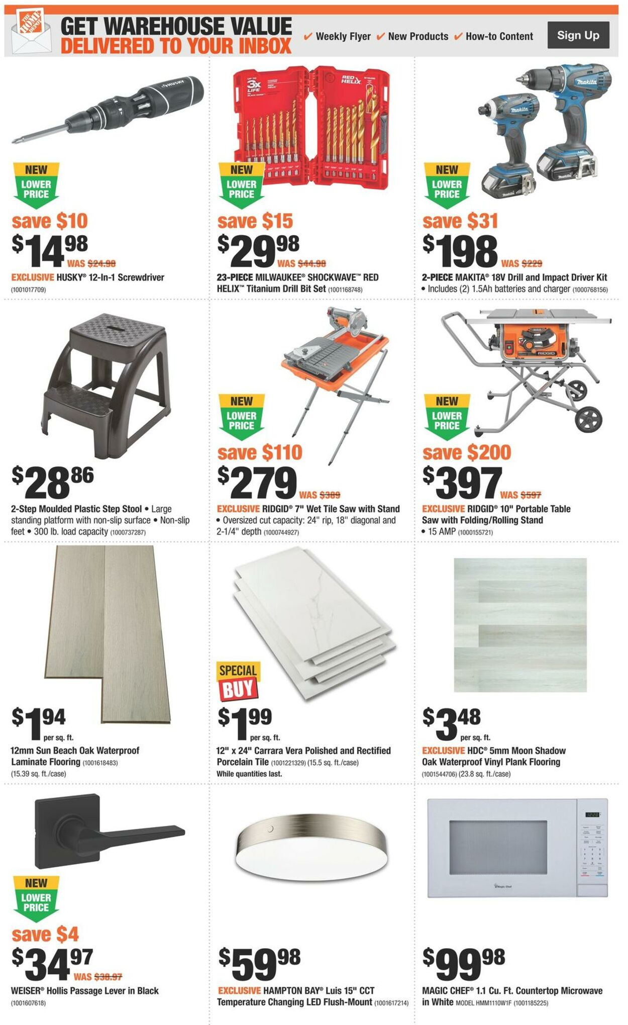 Flyer Home Depot 23.12.2021 - 29.12.2021