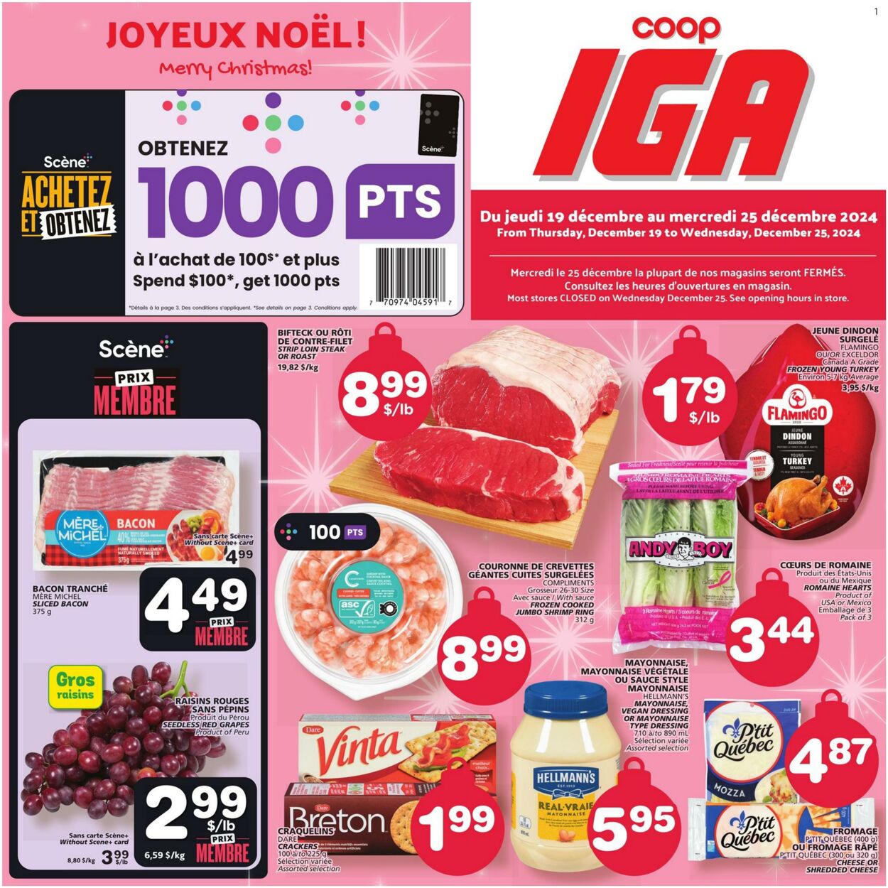 IGA Promotional flyers