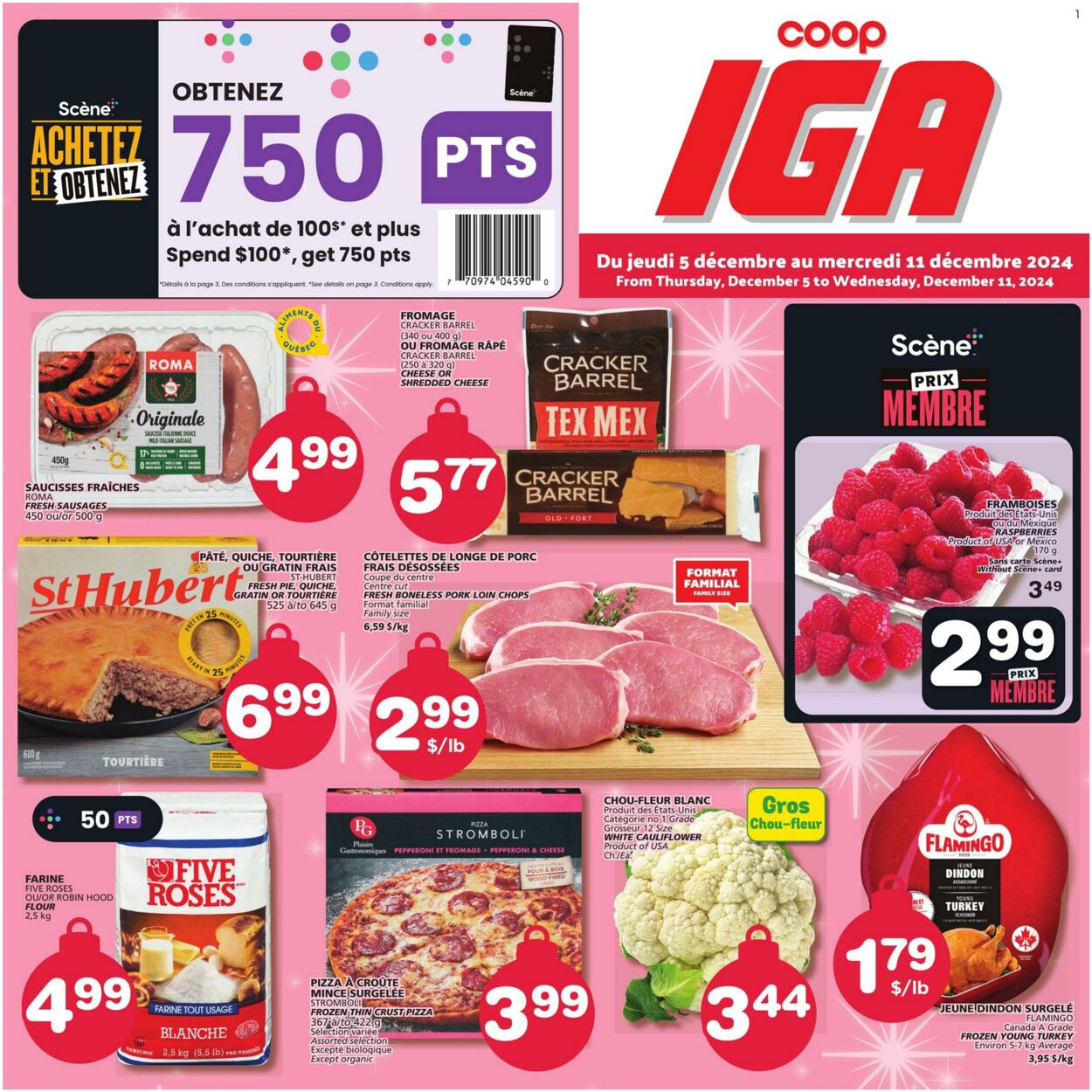 IGA Promotional flyers