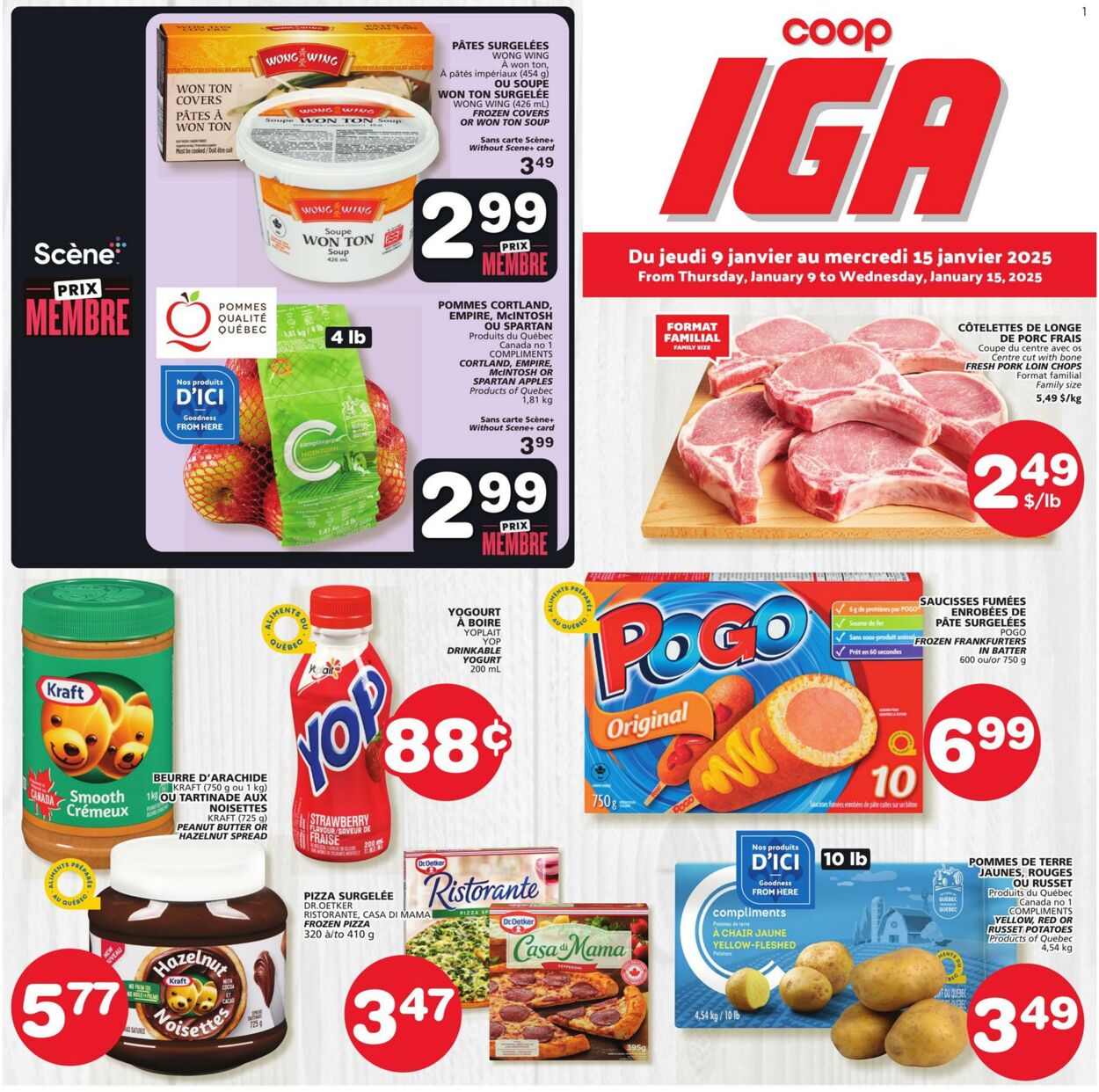 IGA Promotional flyers