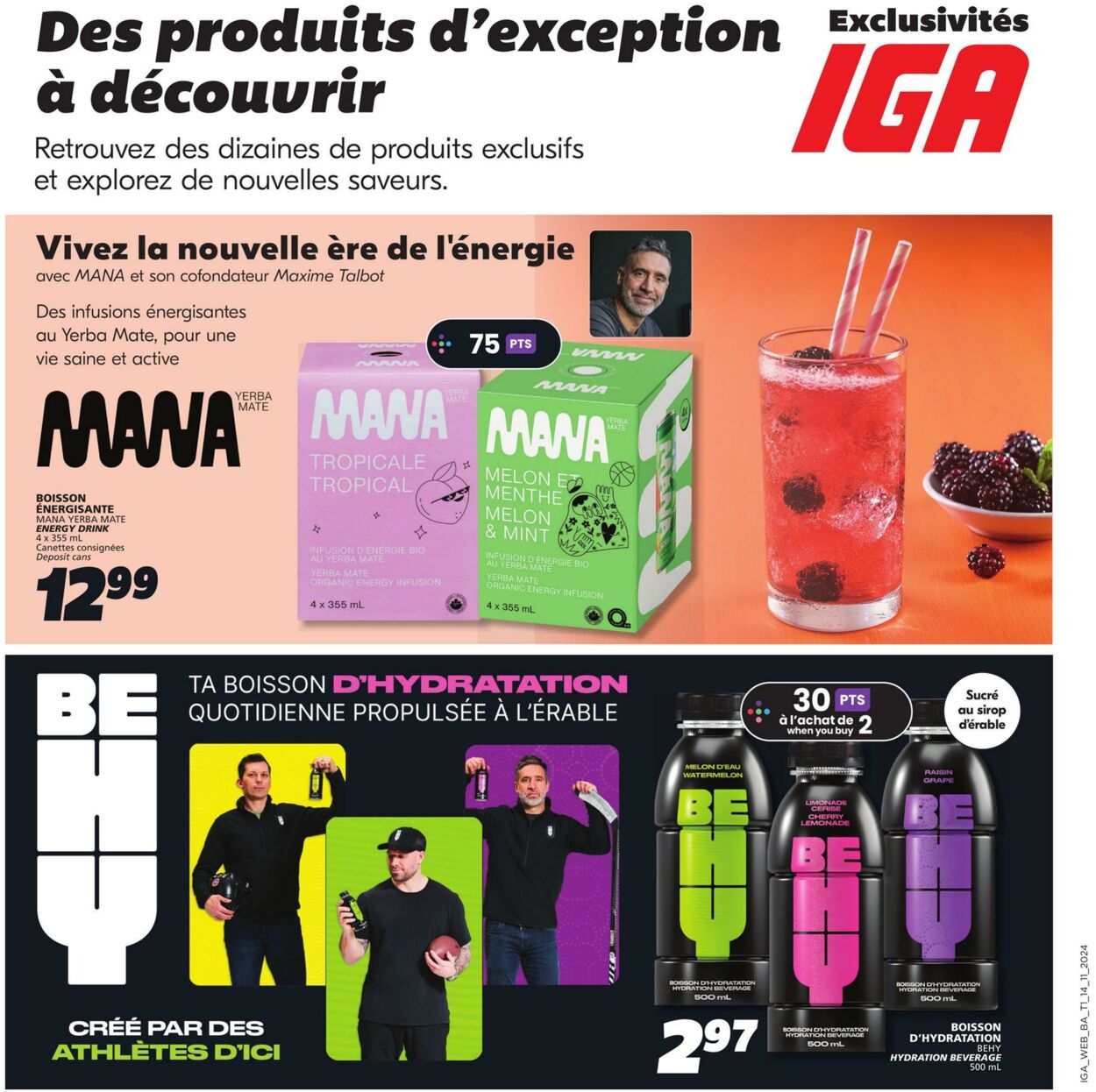 Flyer IGA 14.11.2024 - 20.11.2024