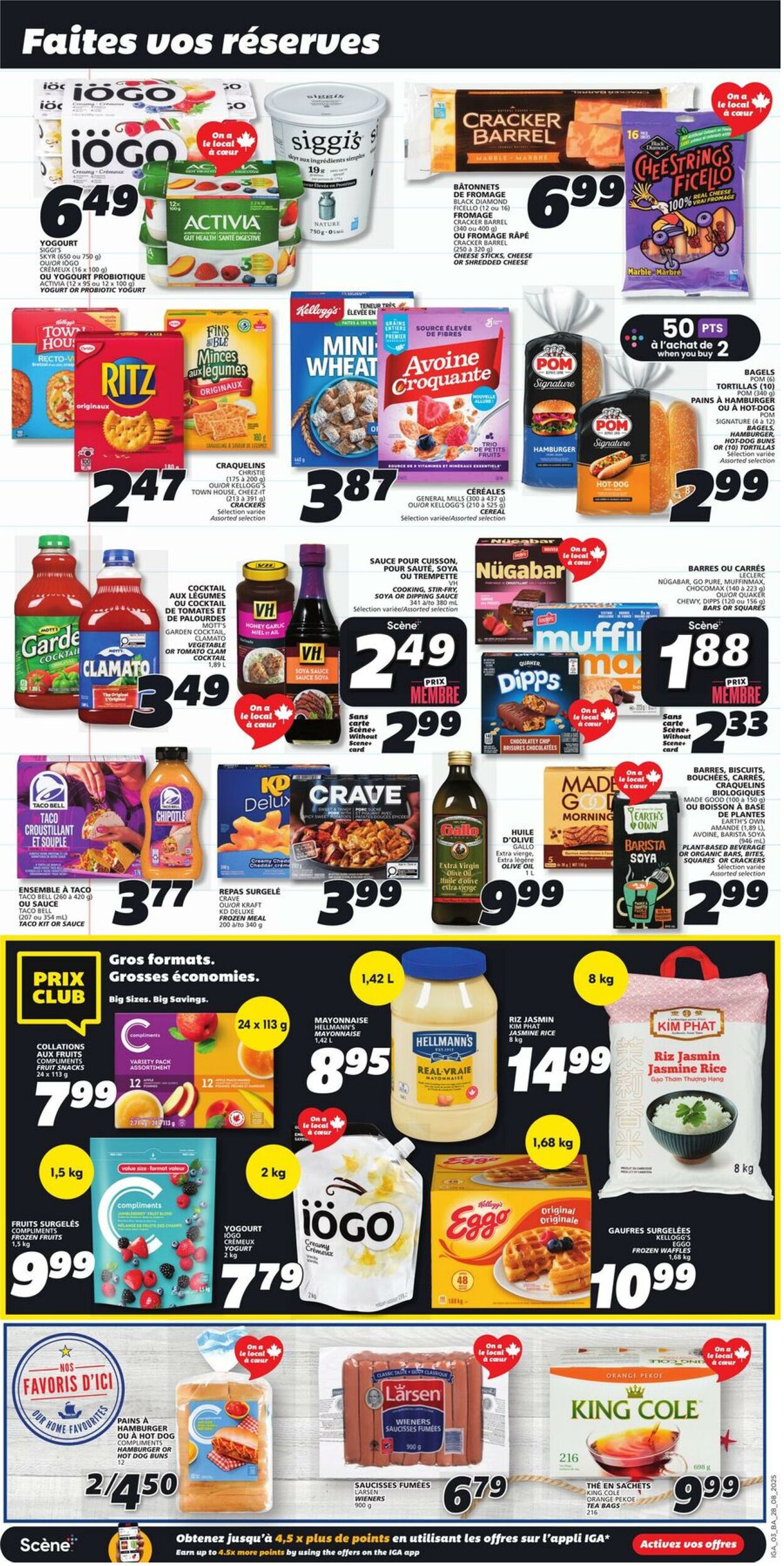 Flyer IGA 28.08.2025 - 03.09.2025