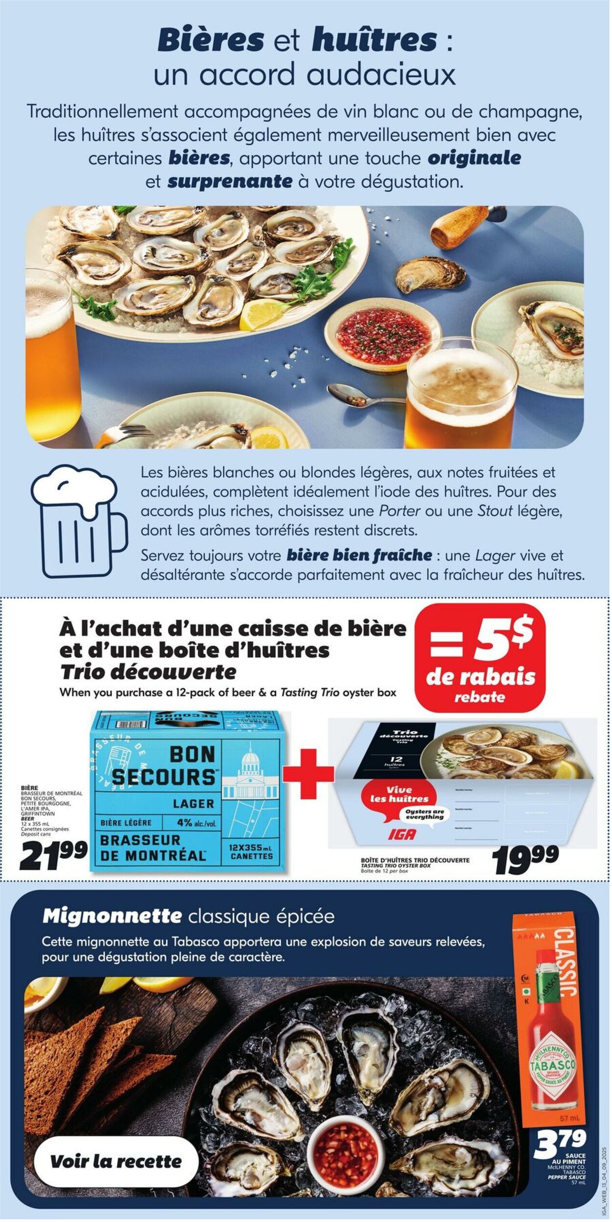 Flyer IGA 04.09.2025 - 10.09.2025