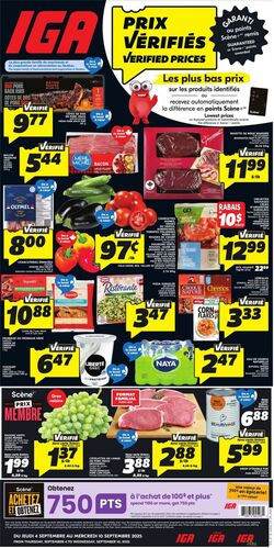 Flyer IGA 04.09.2025 - 10.09.2025