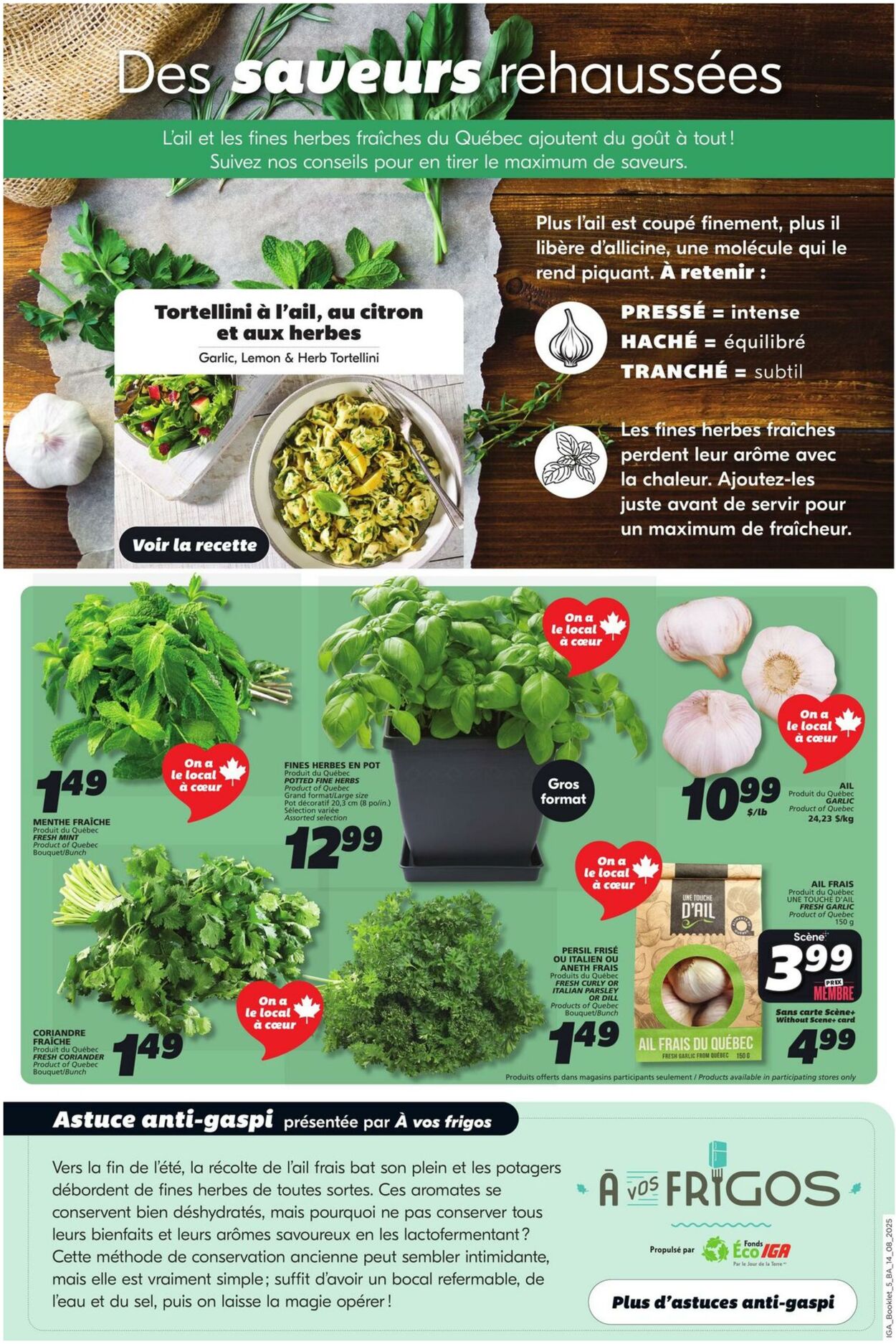 Flyer IGA 14.08.2025 - 20.08.2025