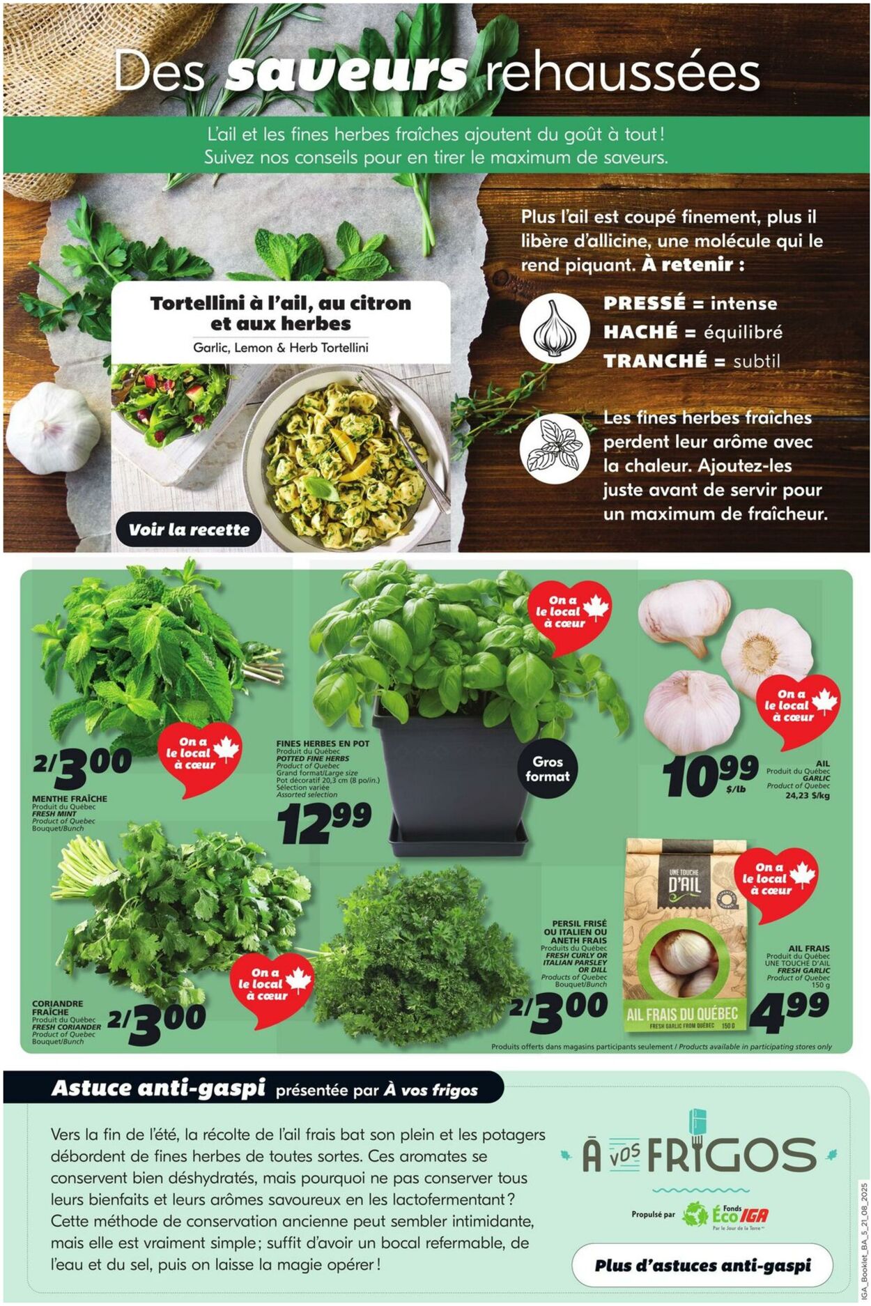 Flyer IGA 21.08.2025 - 27.08.2025