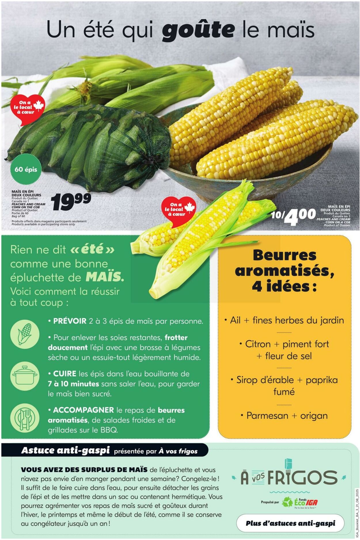 Flyer IGA 21.08.2025 - 27.08.2025