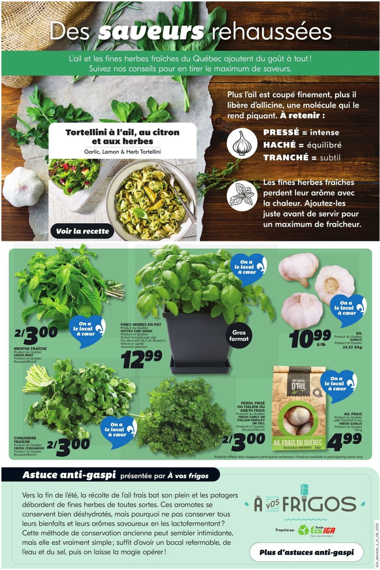 Flyer IGA 21.08.2025 - 27.08.2025