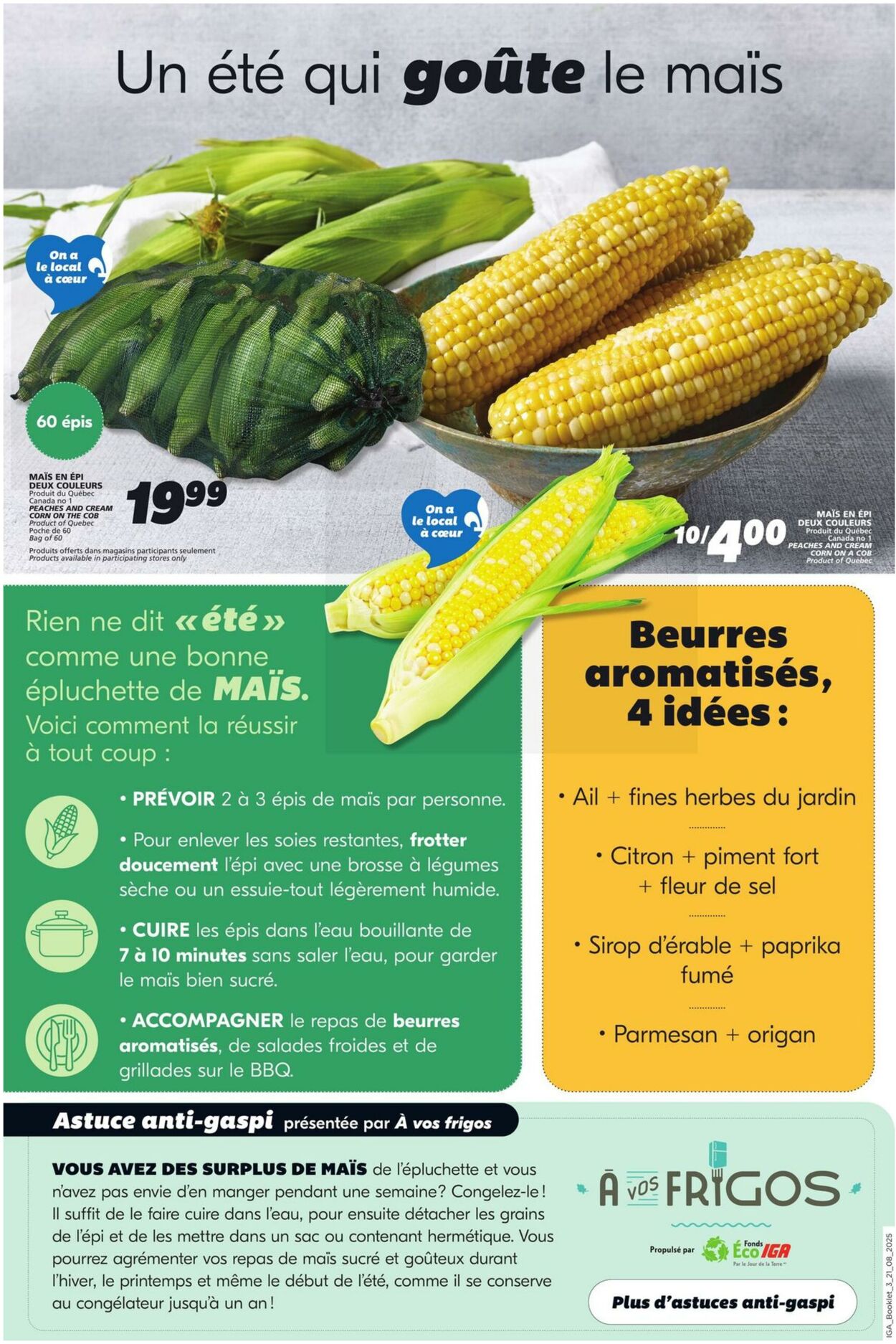 Flyer IGA 21.08.2025 - 27.08.2025