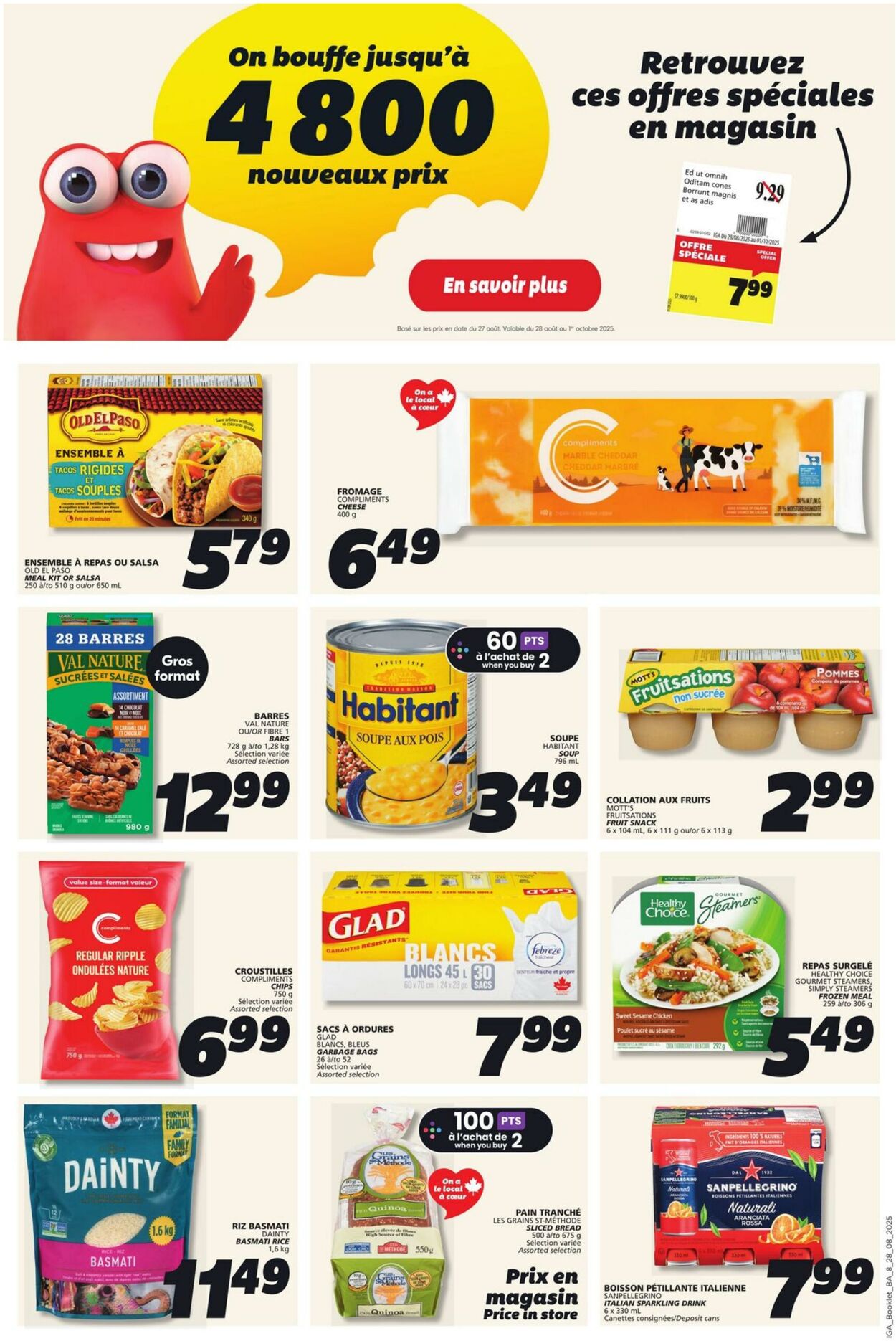 Flyer IGA 28.08.2025 - 03.09.2025