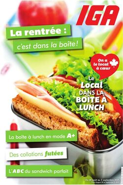 Flyer IGA 28.08.2025 - 03.09.2025