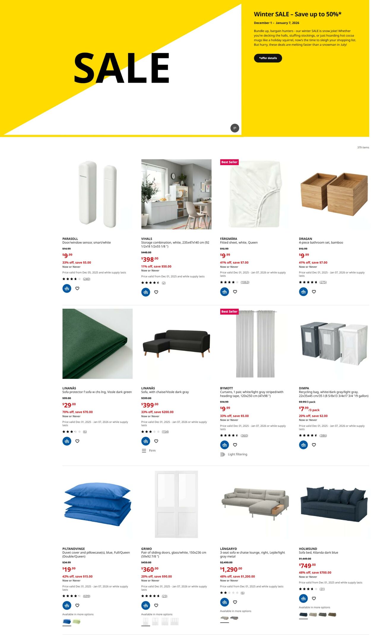 Flyer IKEA 01.12.2025 - 08.01.2026