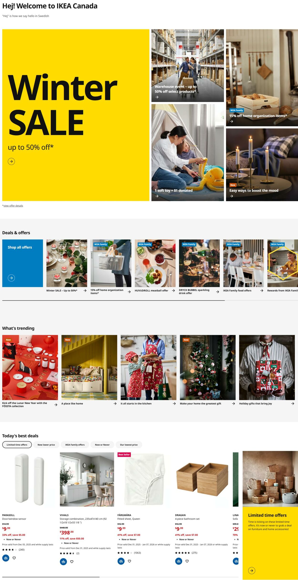Flyer IKEA 01.12.2025 - 08.01.2026