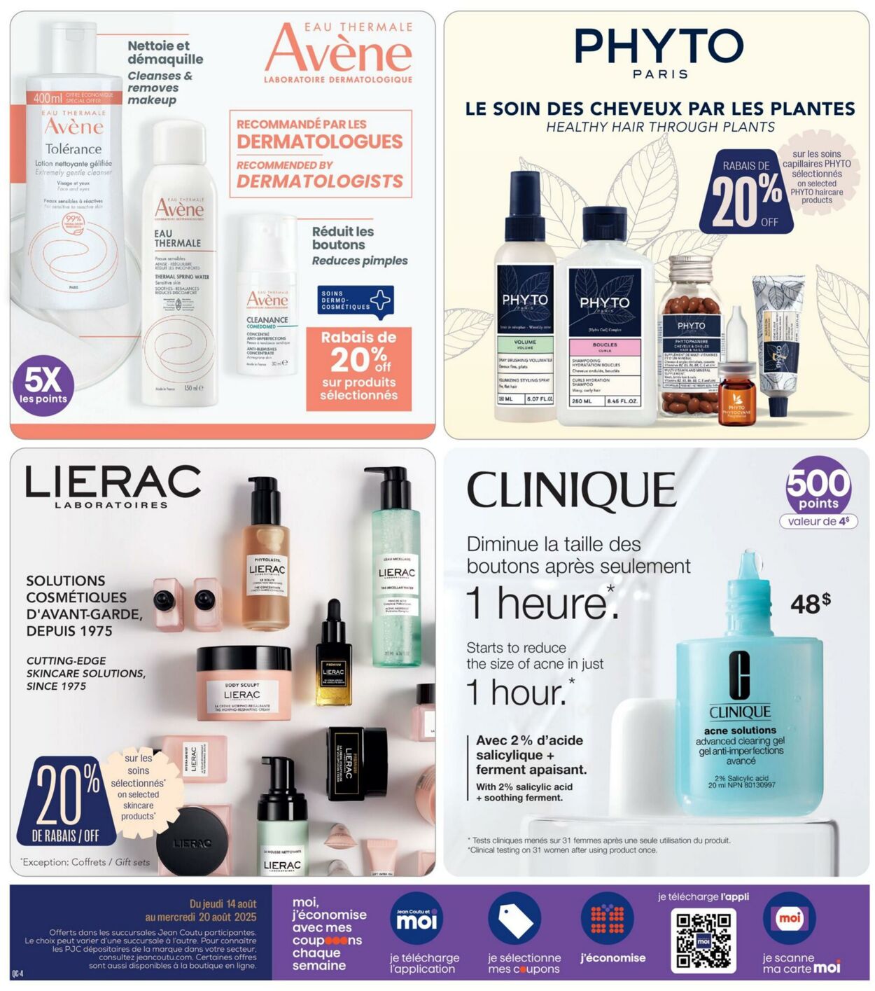 Flyer Jean Coutu 14.08.2025 - 20.08.2025