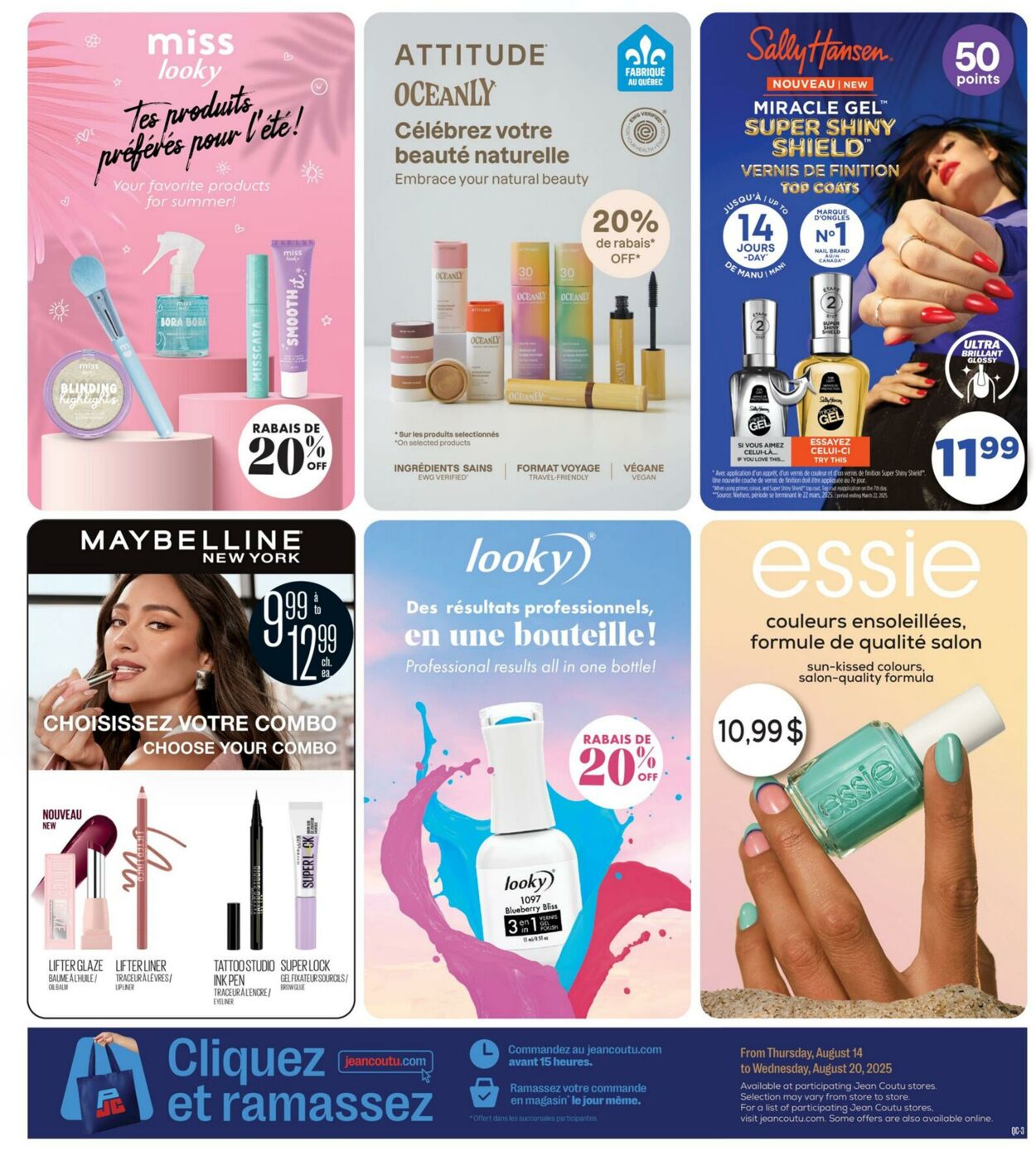 Flyer Jean Coutu 14.08.2025 - 20.08.2025