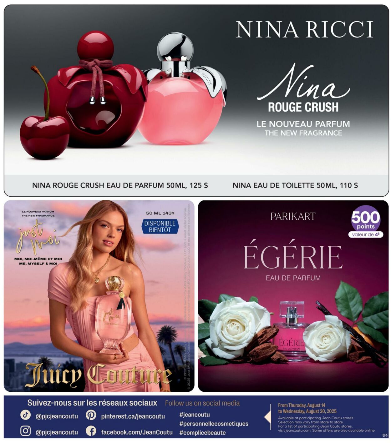 Flyer Jean Coutu 14.08.2025 - 20.08.2025