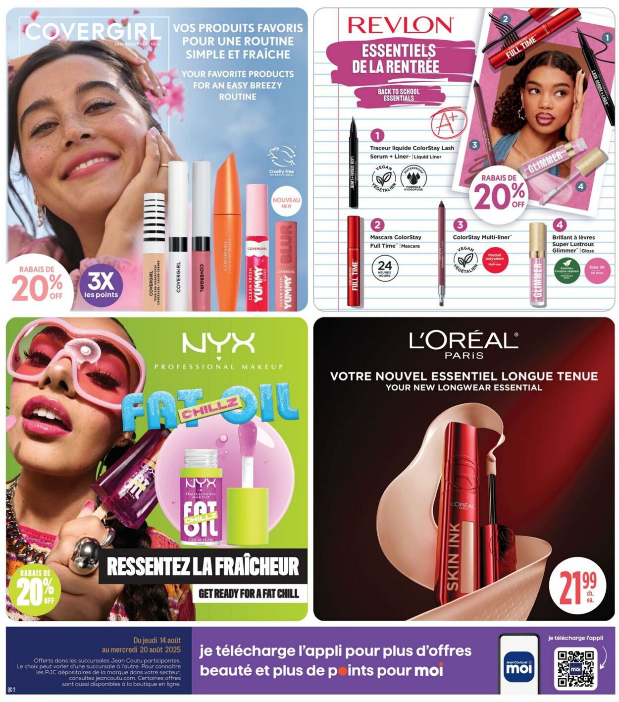 Flyer Jean Coutu 14.08.2025 - 20.08.2025