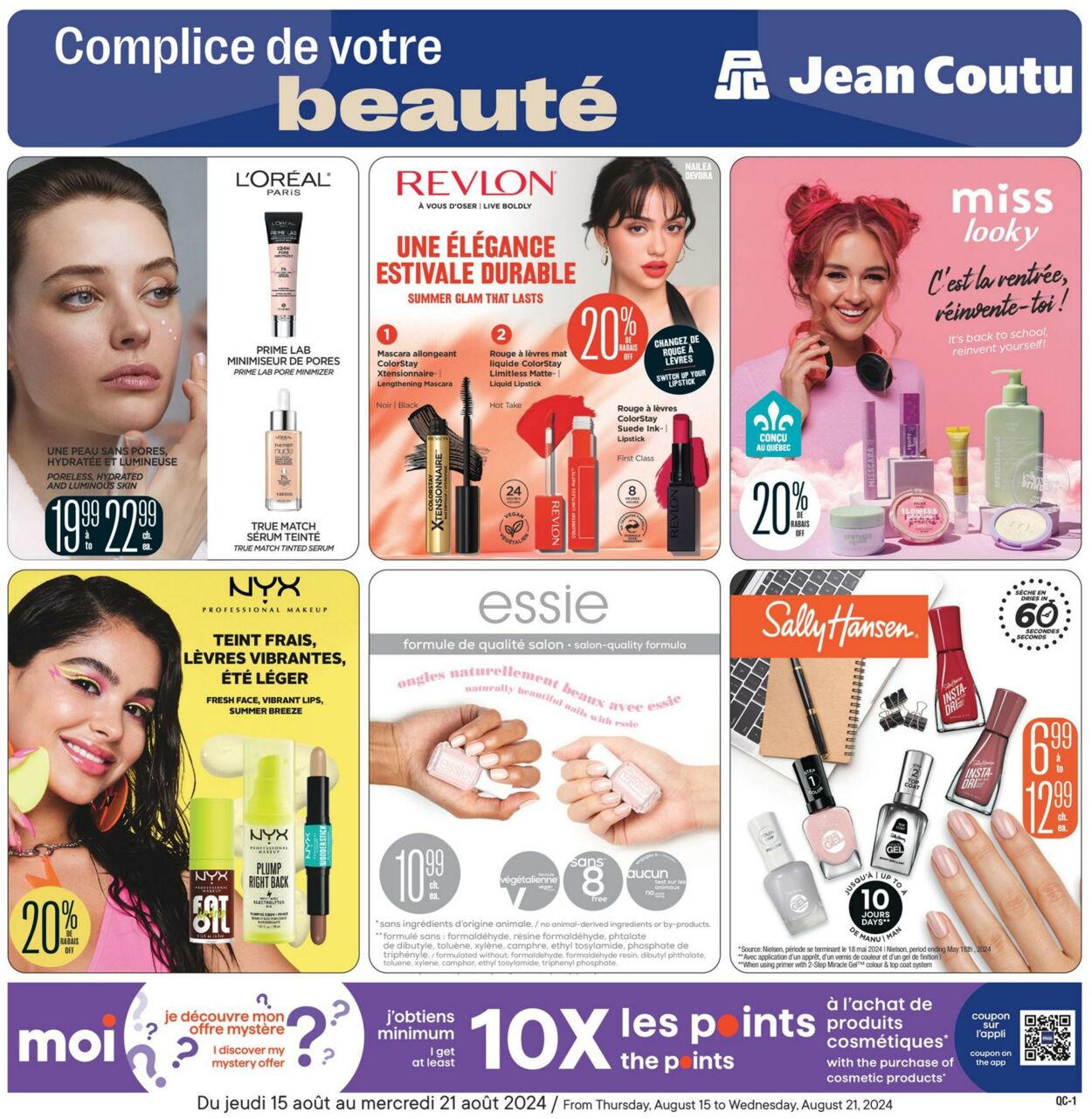 Flyer Jean Coutu 15.08.2024 - 21.08.2024