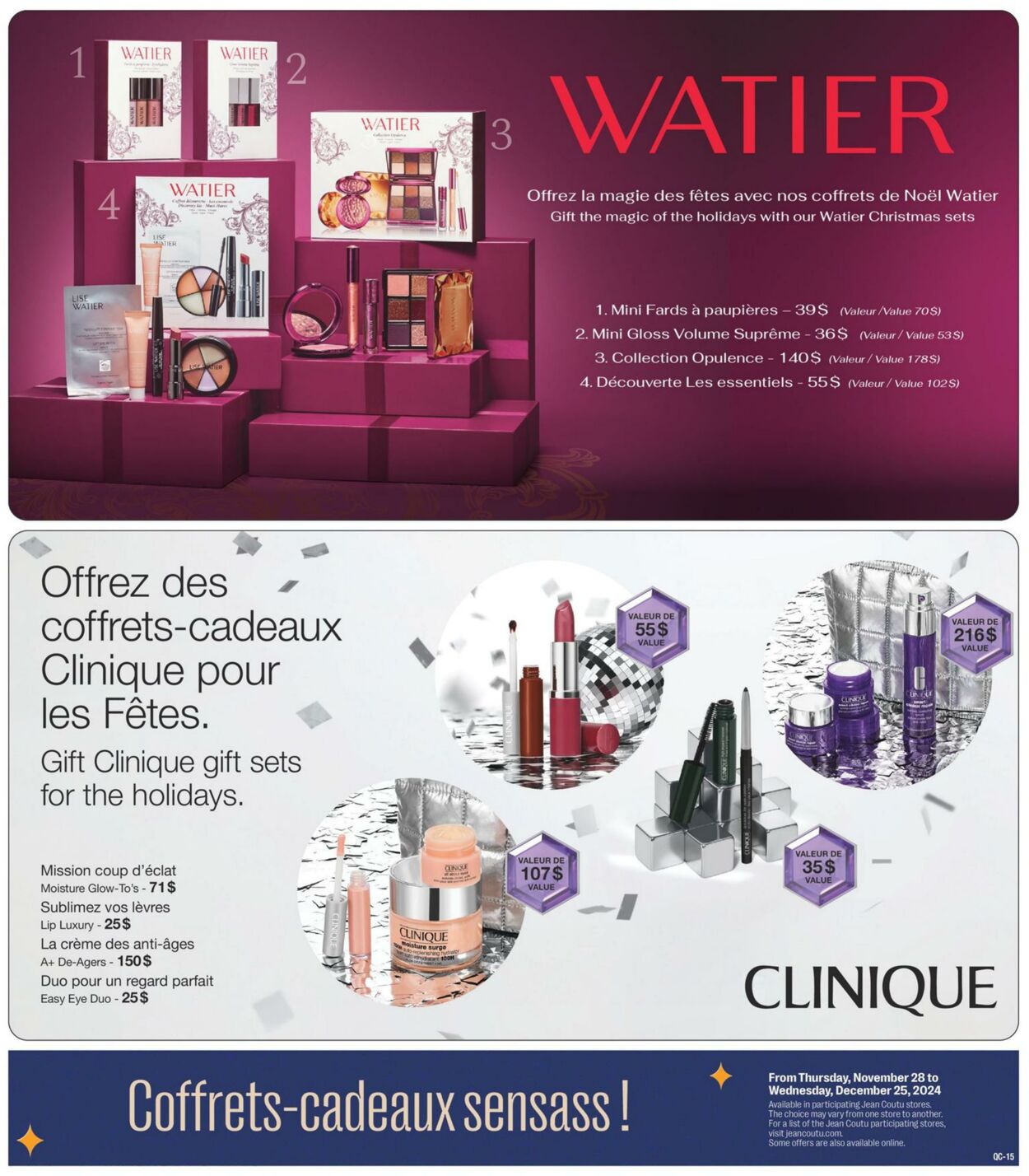 Flyer Jean Coutu 28.11.2024 - 25.12.2024