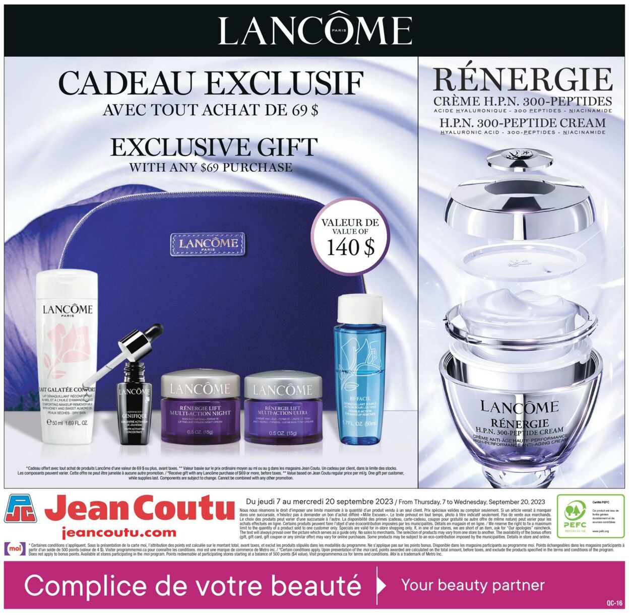 Flyer Jean Coutu 07.09.2023 - 20.09.2023