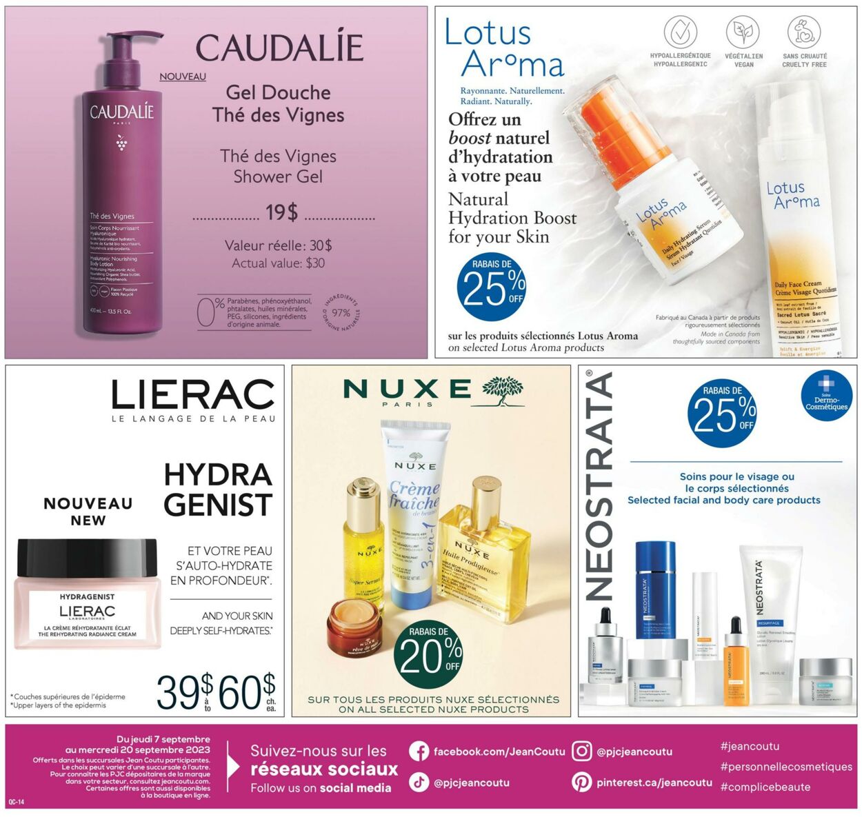 Flyer Jean Coutu 07.09.2023 - 20.09.2023