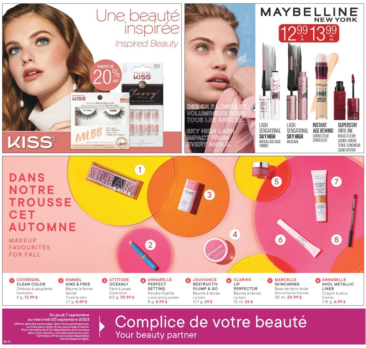 Flyer Jean Coutu 07.09.2023 - 20.09.2023