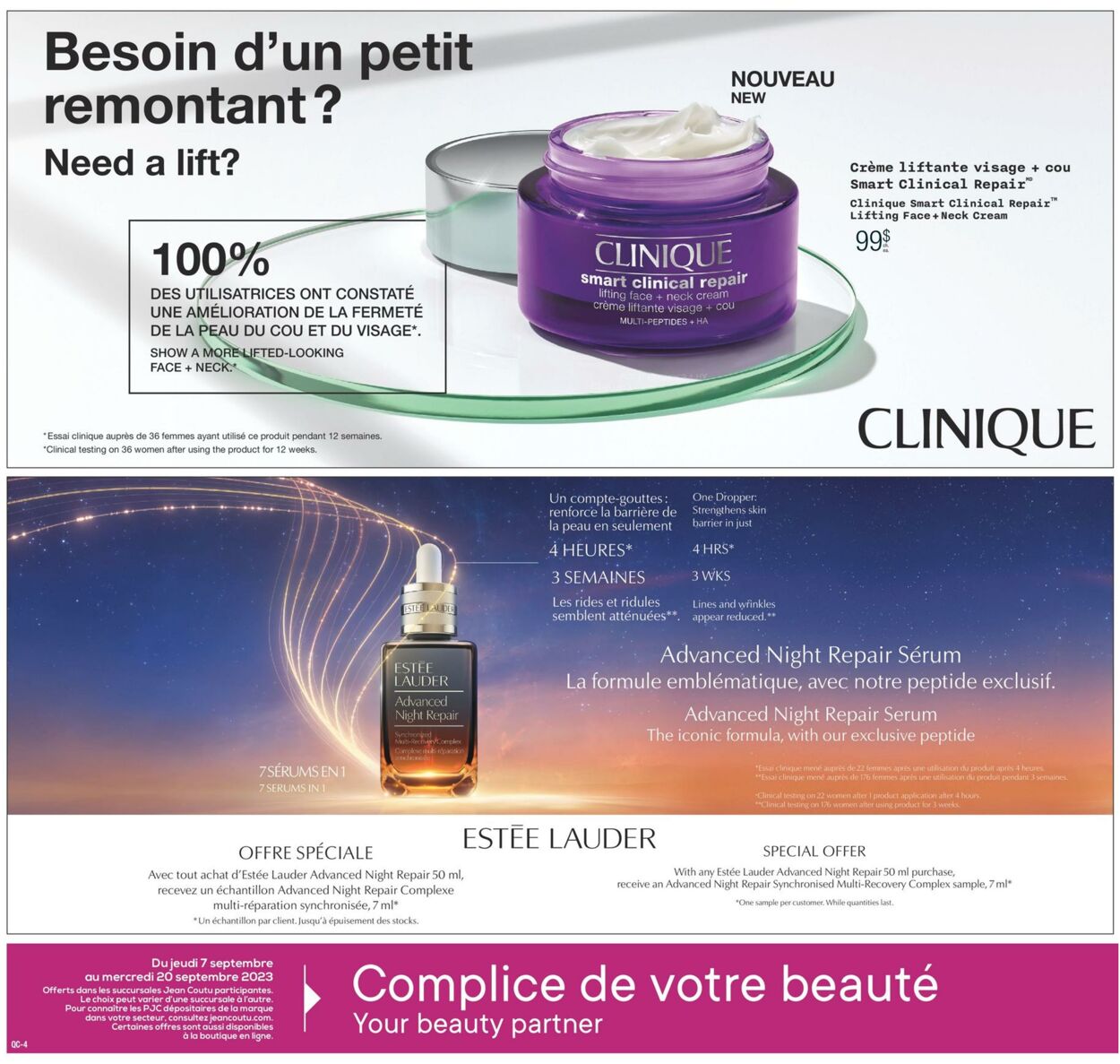 Flyer Jean Coutu 07.09.2023 - 20.09.2023