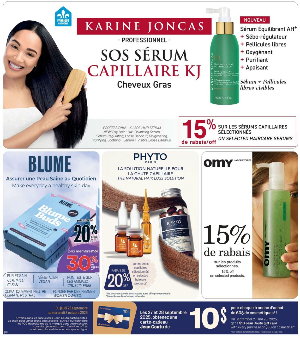 Flyer Jean Coutu 25.09.2025 - 08.10.2025