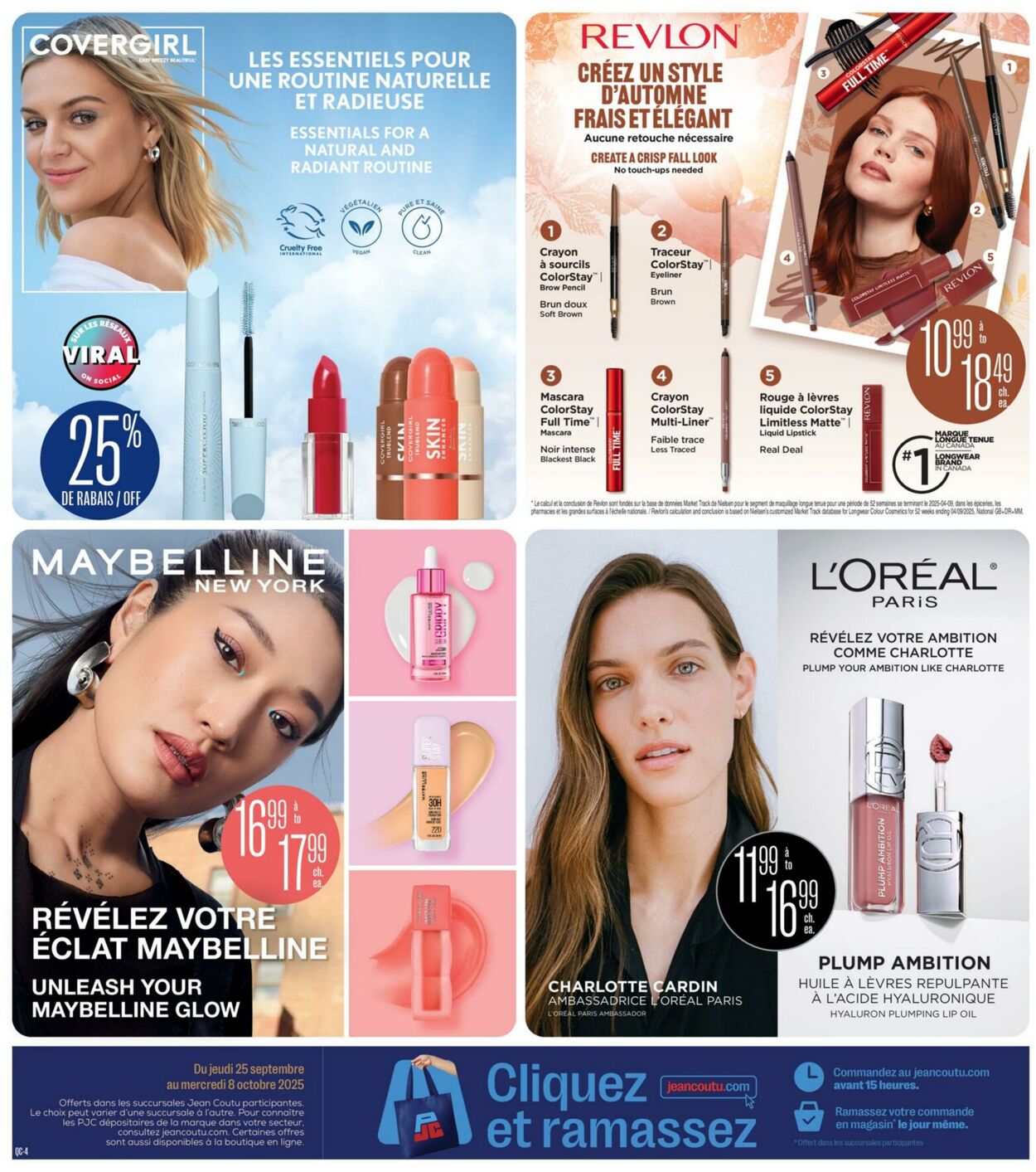 Flyer Jean Coutu 25.09.2025 - 08.10.2025