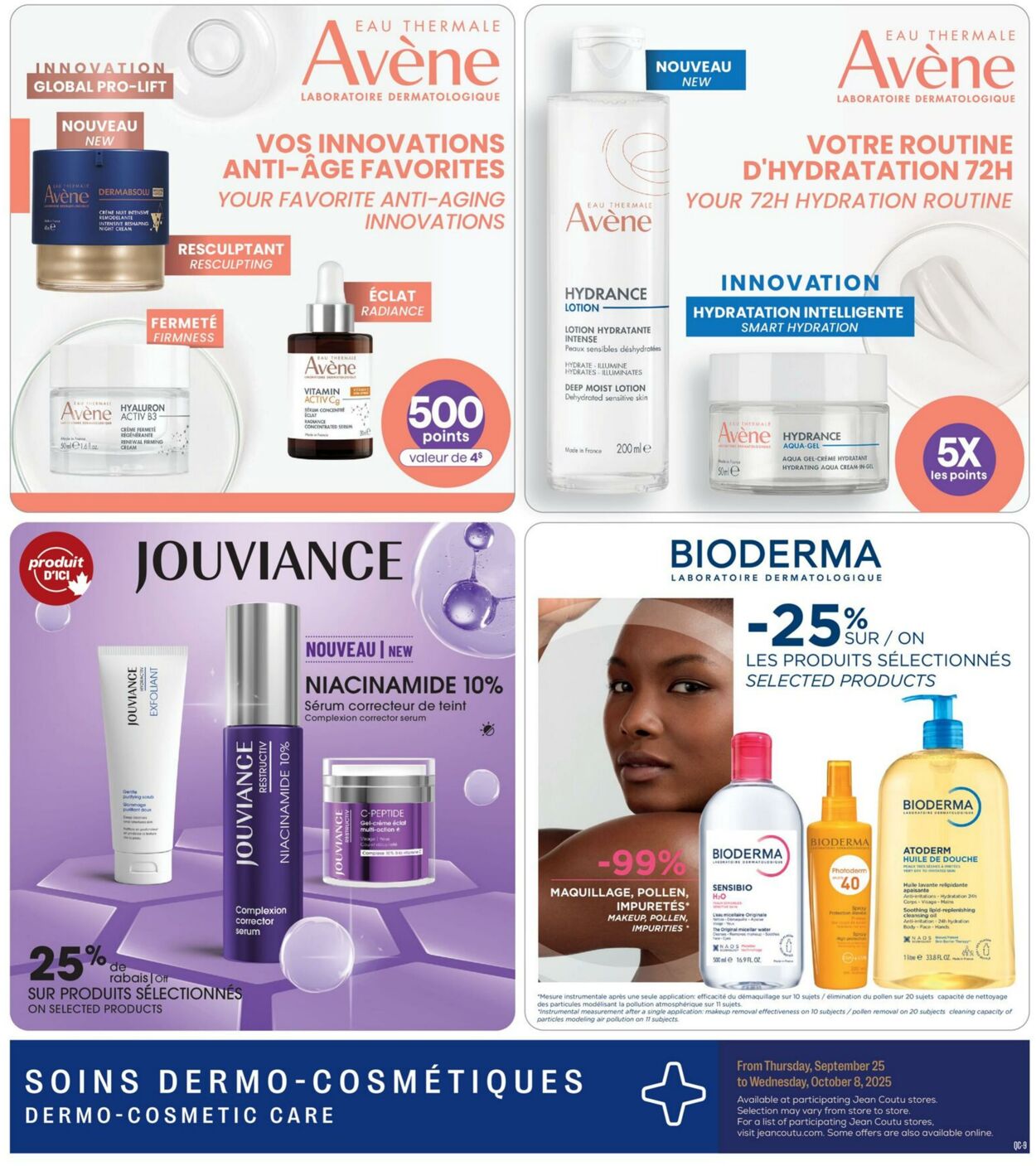 Flyer Jean Coutu 25.09.2025 - 08.10.2025