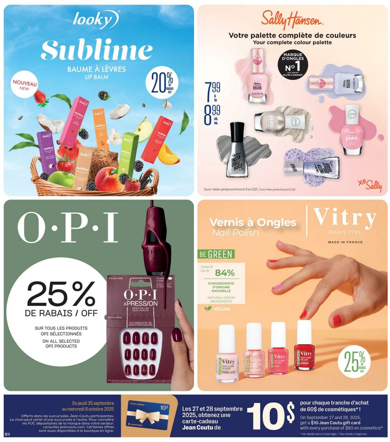Flyer Jean Coutu 25.09.2025 - 08.10.2025