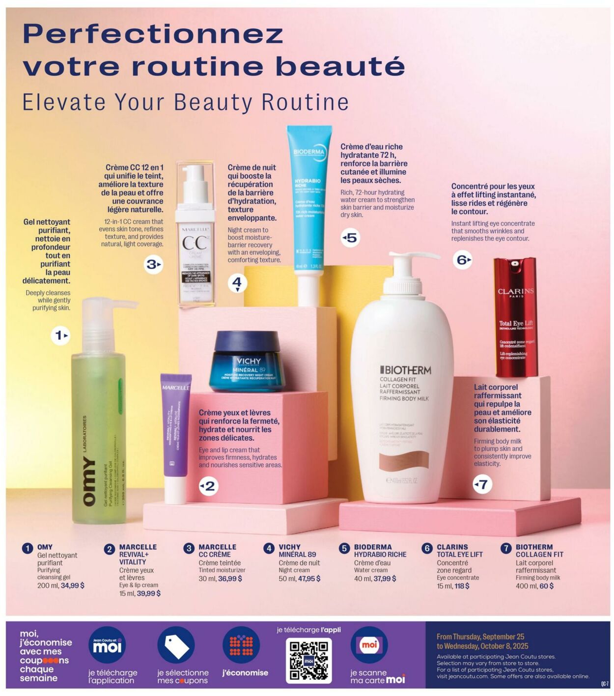 Flyer Jean Coutu 25.09.2025 - 08.10.2025