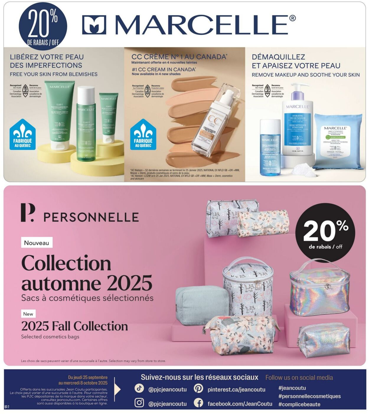 Flyer Jean Coutu 25.09.2025 - 08.10.2025