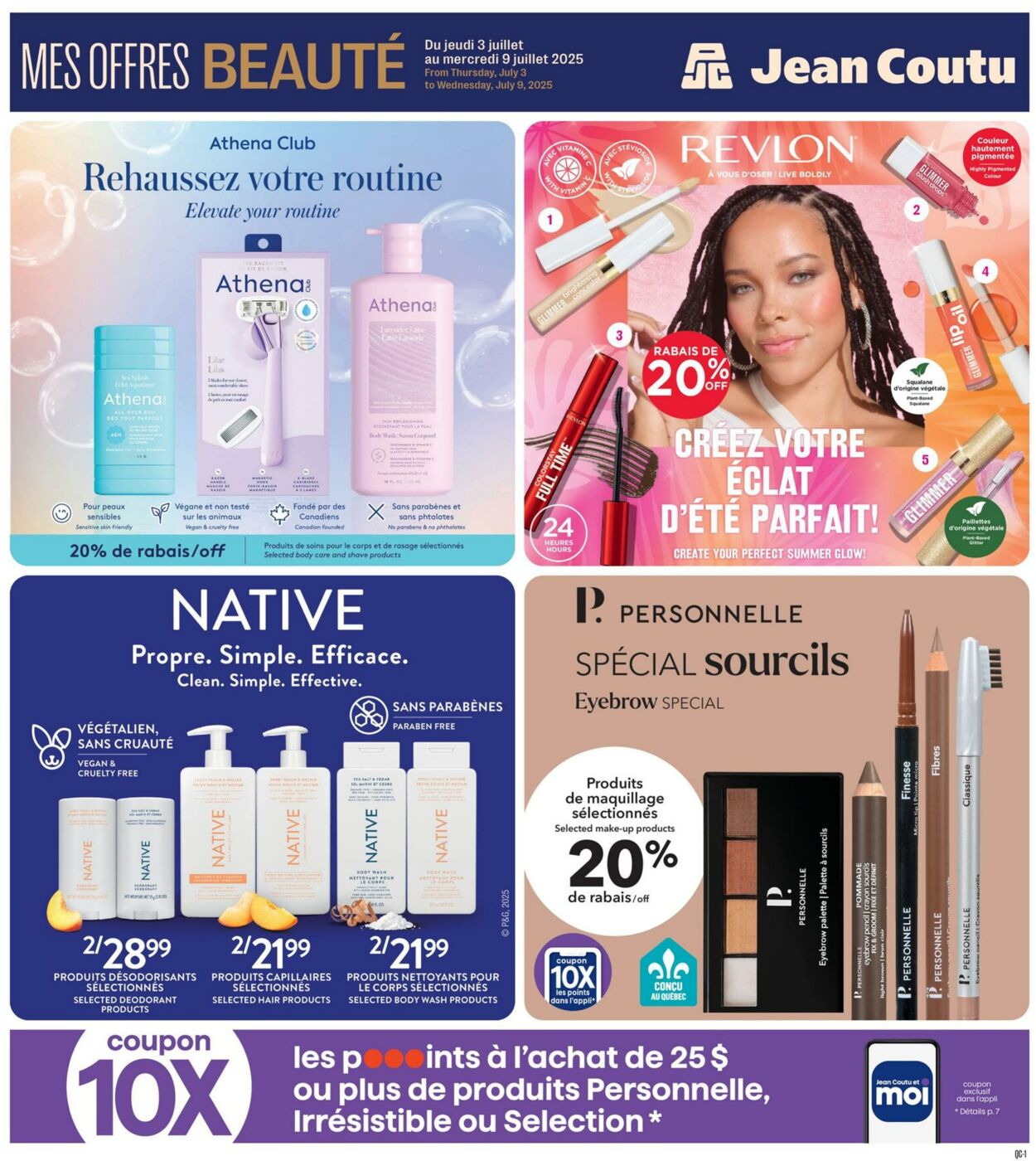 Flyer Jean Coutu 03.07.2025 - 09.07.2025