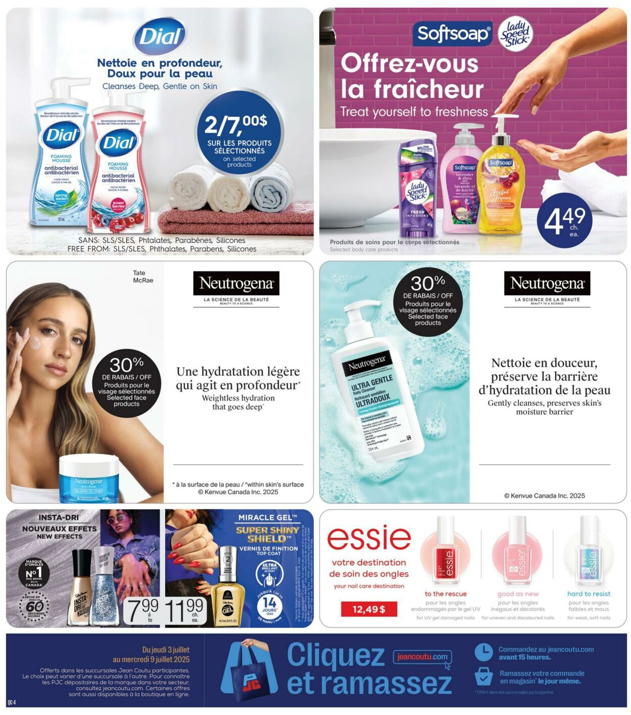 Flyer Jean Coutu 03.07.2025 - 09.07.2025